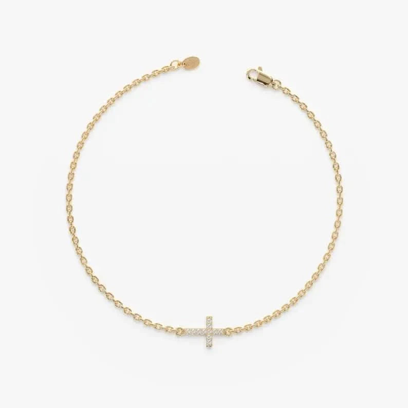 Dainty Cross Bracelet