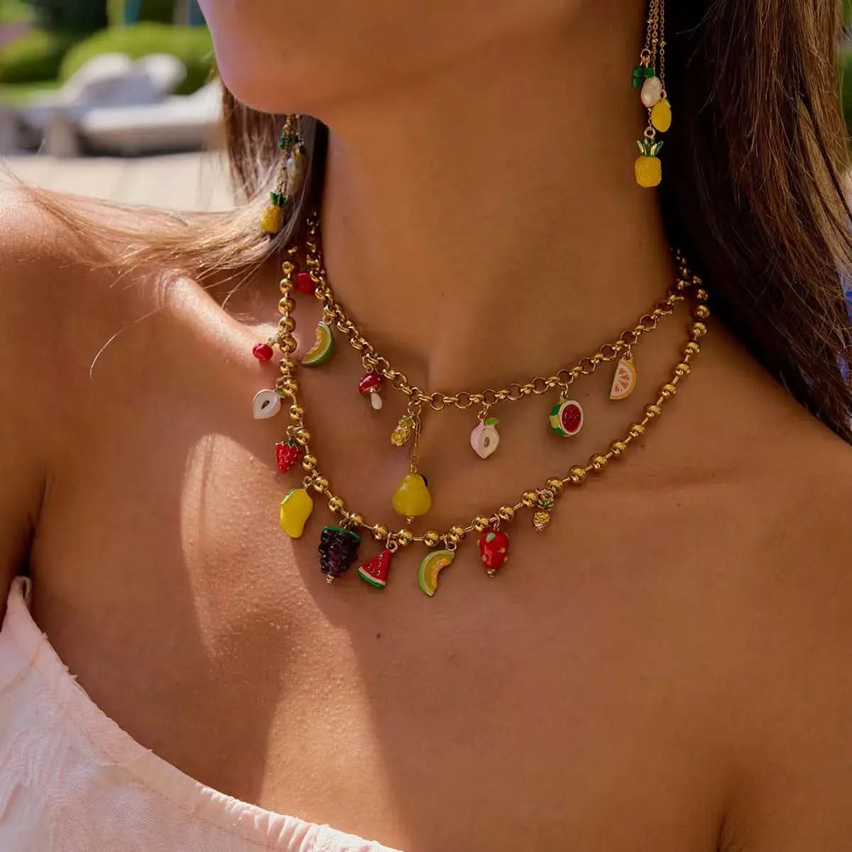 Lemon Charms Necklace