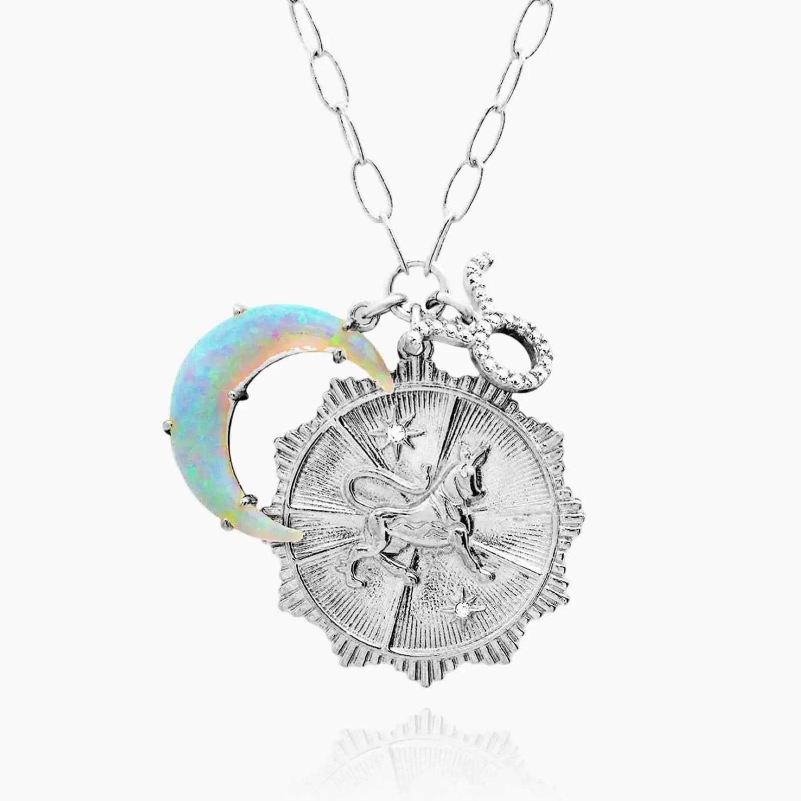 Zodiac Opal Necklace