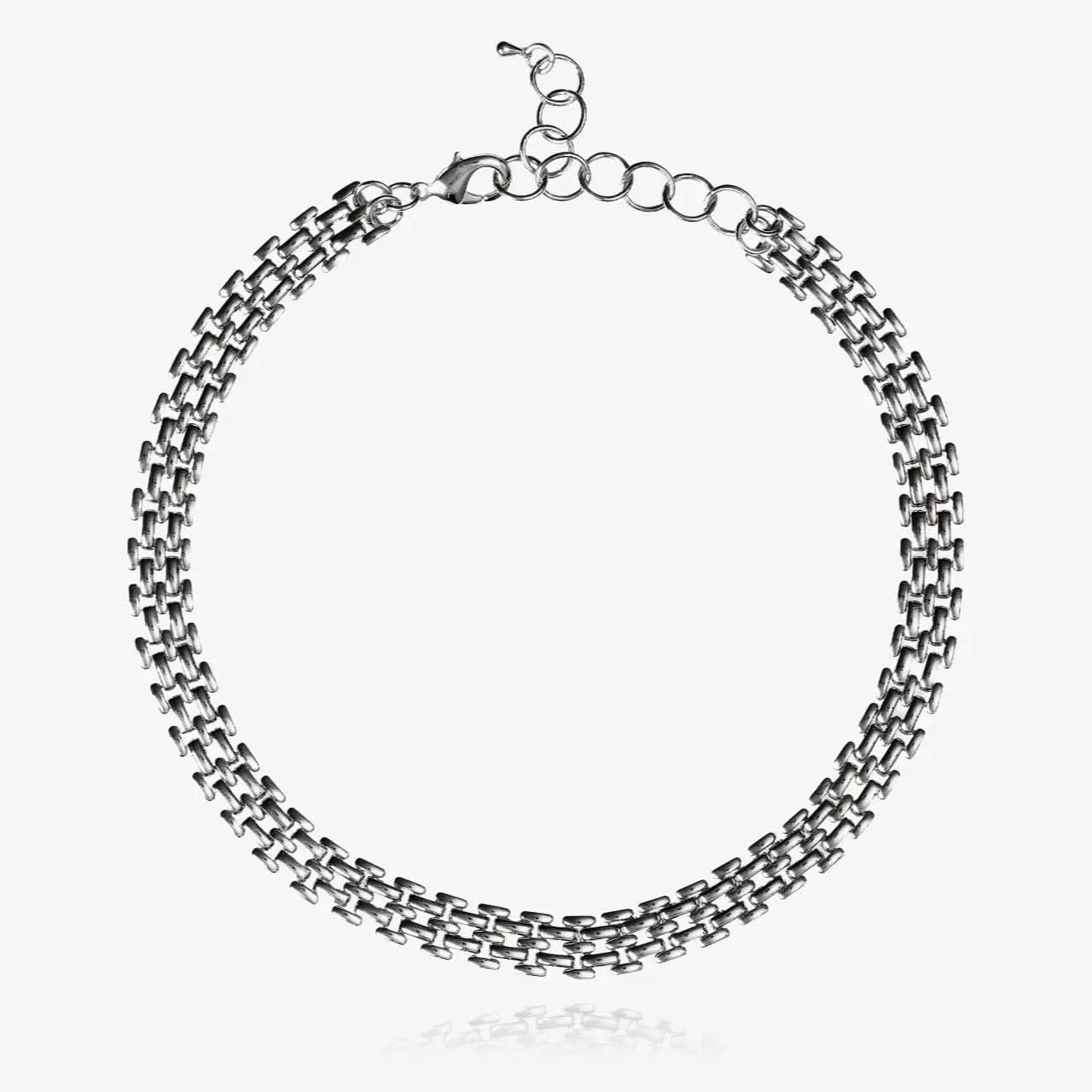 Elevated Mesh Chain Choker