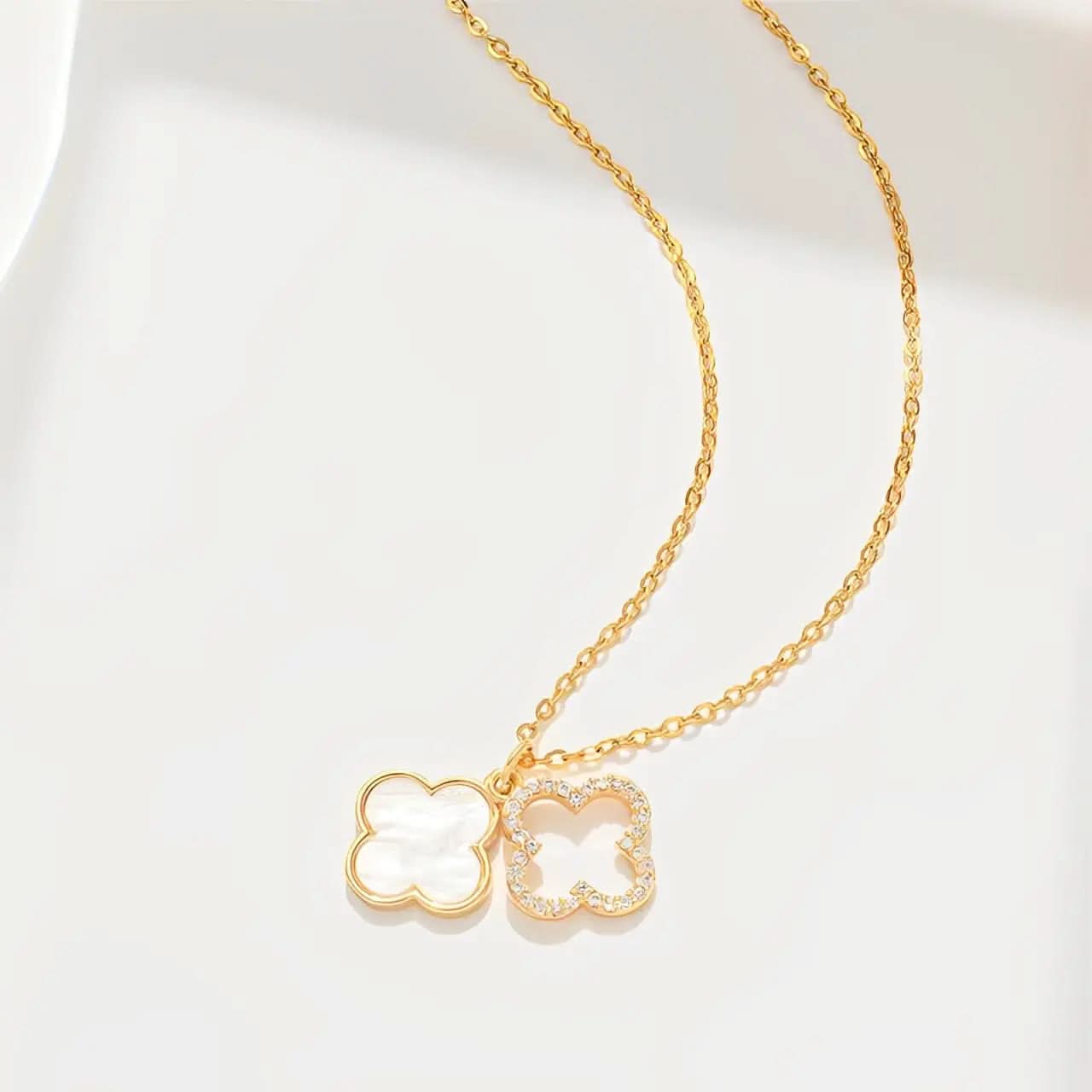 Double Clover Necklace