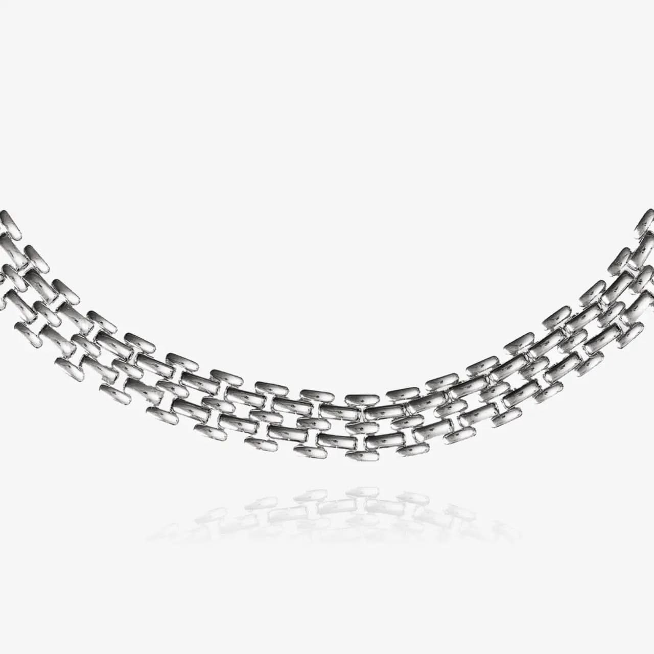 Elevated Mesh Chain Choker