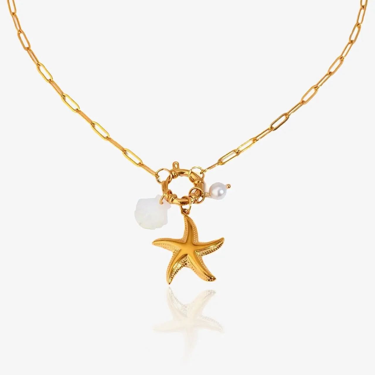 Starfish Charms Necklace
