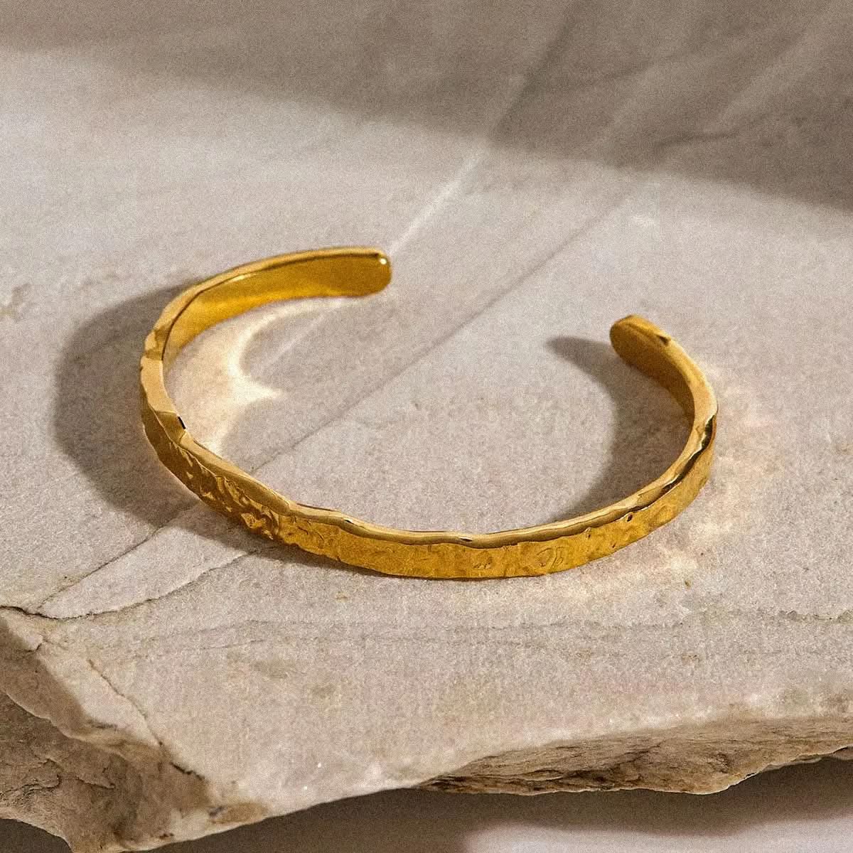 TEYA Textured Cuff Bracelet