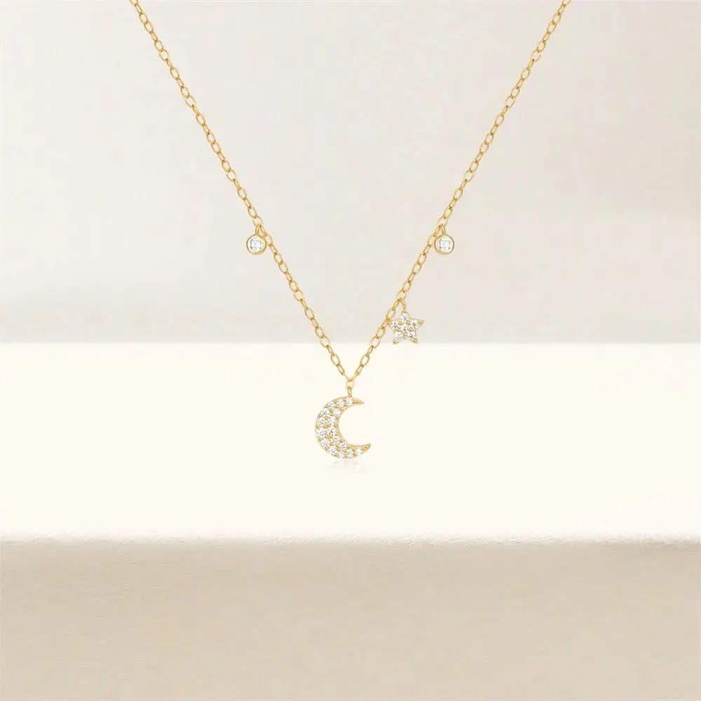 Dainty Moon Necklace