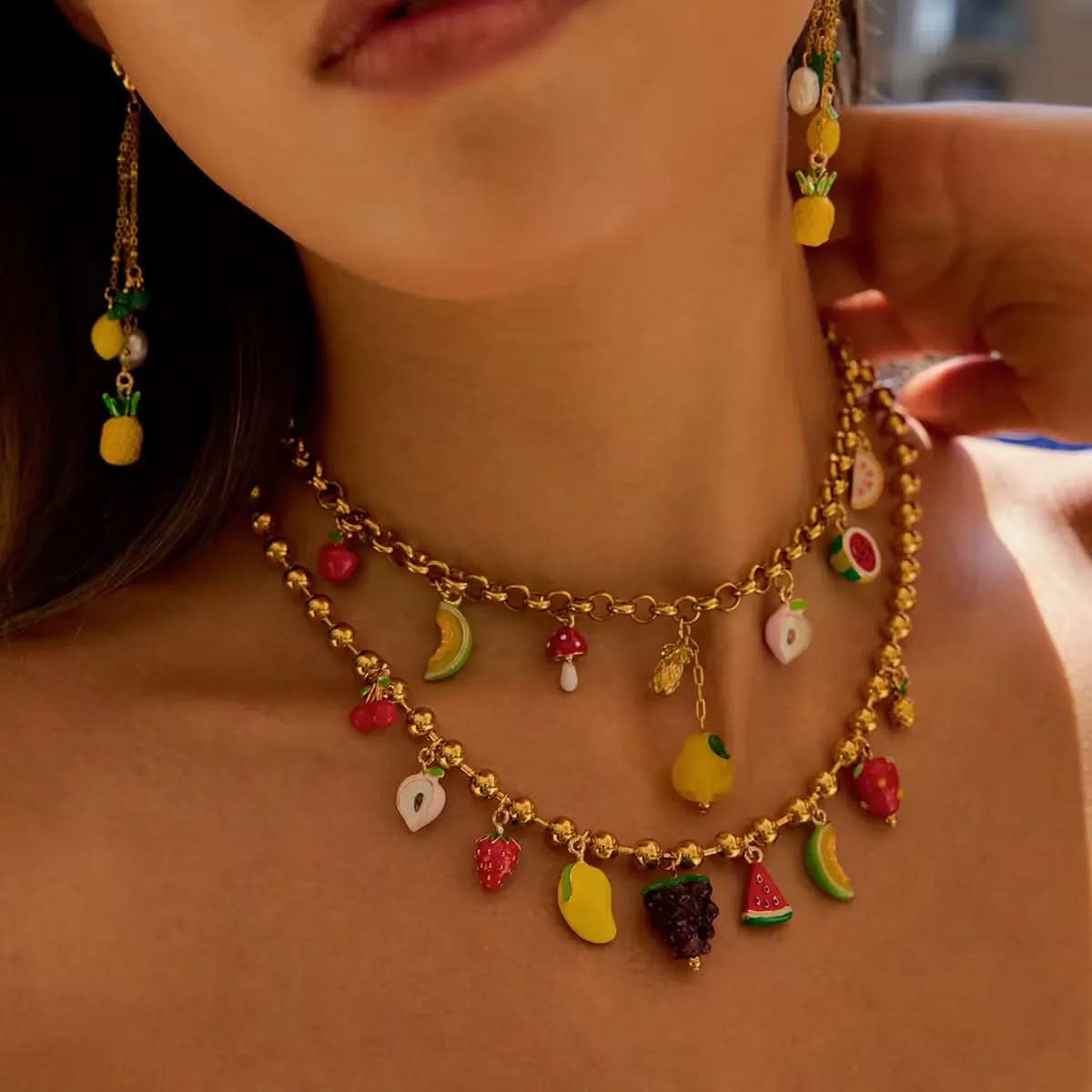 Lemon Charms Necklace