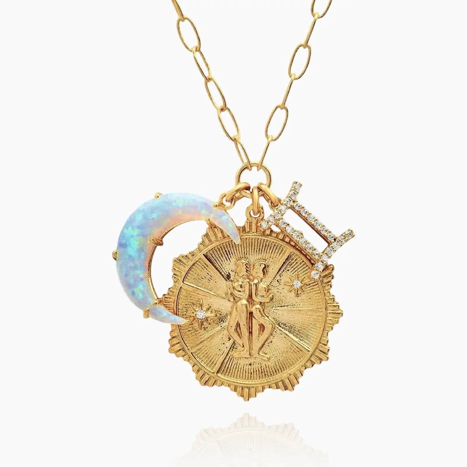 Zodiac Opal Necklace