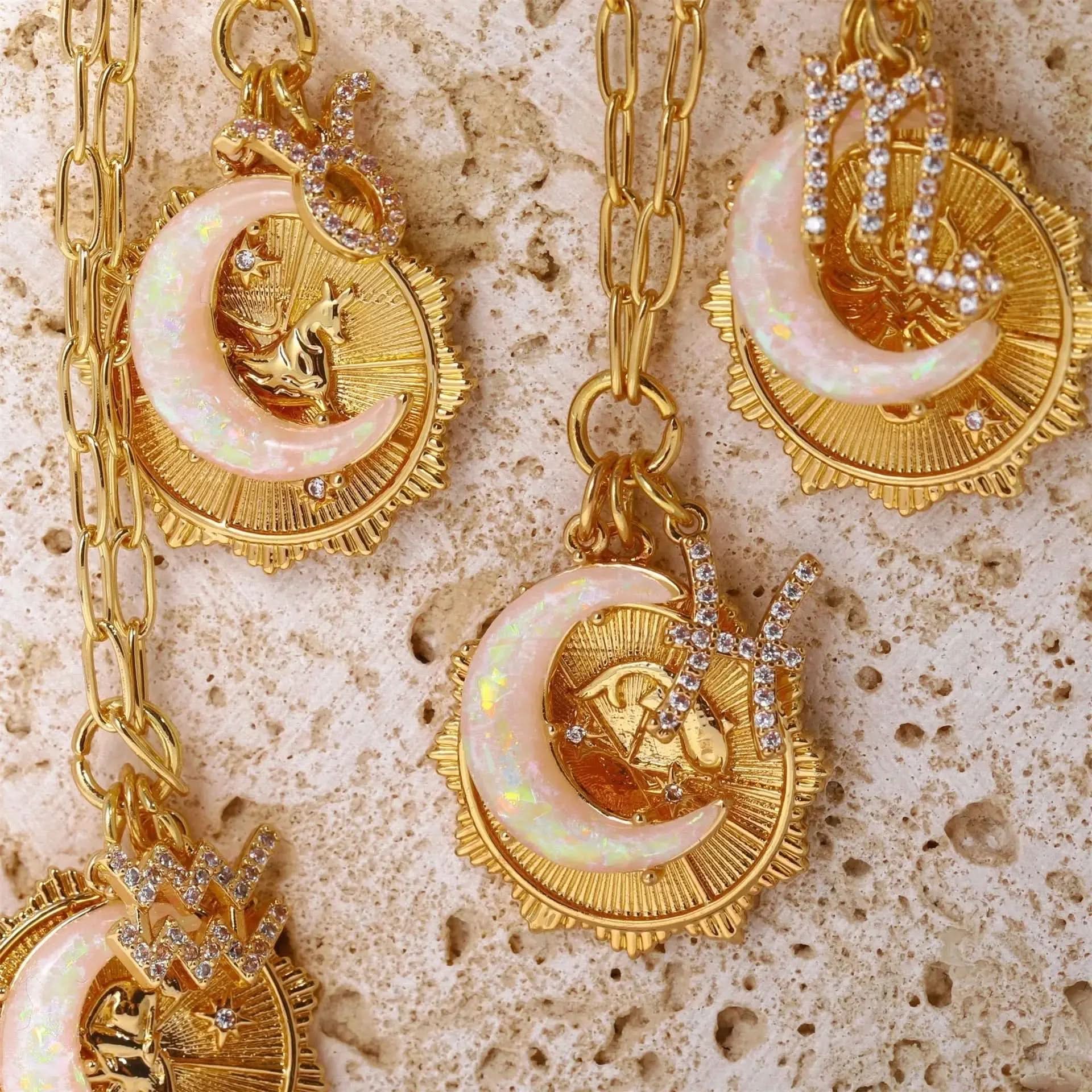 Zodiac Opal Necklace