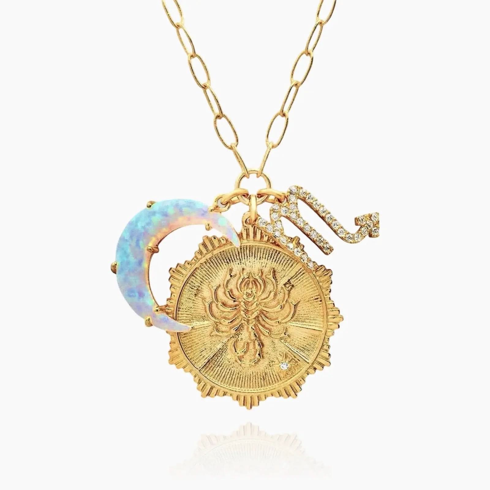 Zodiac Opal Necklace