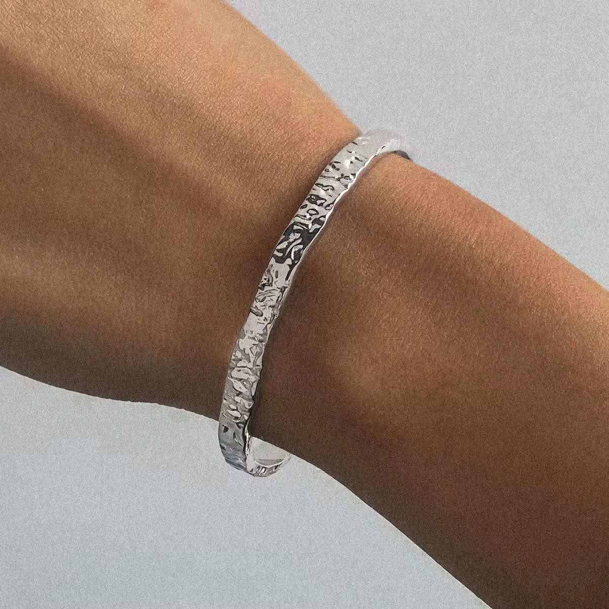 TEYA Textured Cuff Bracelet