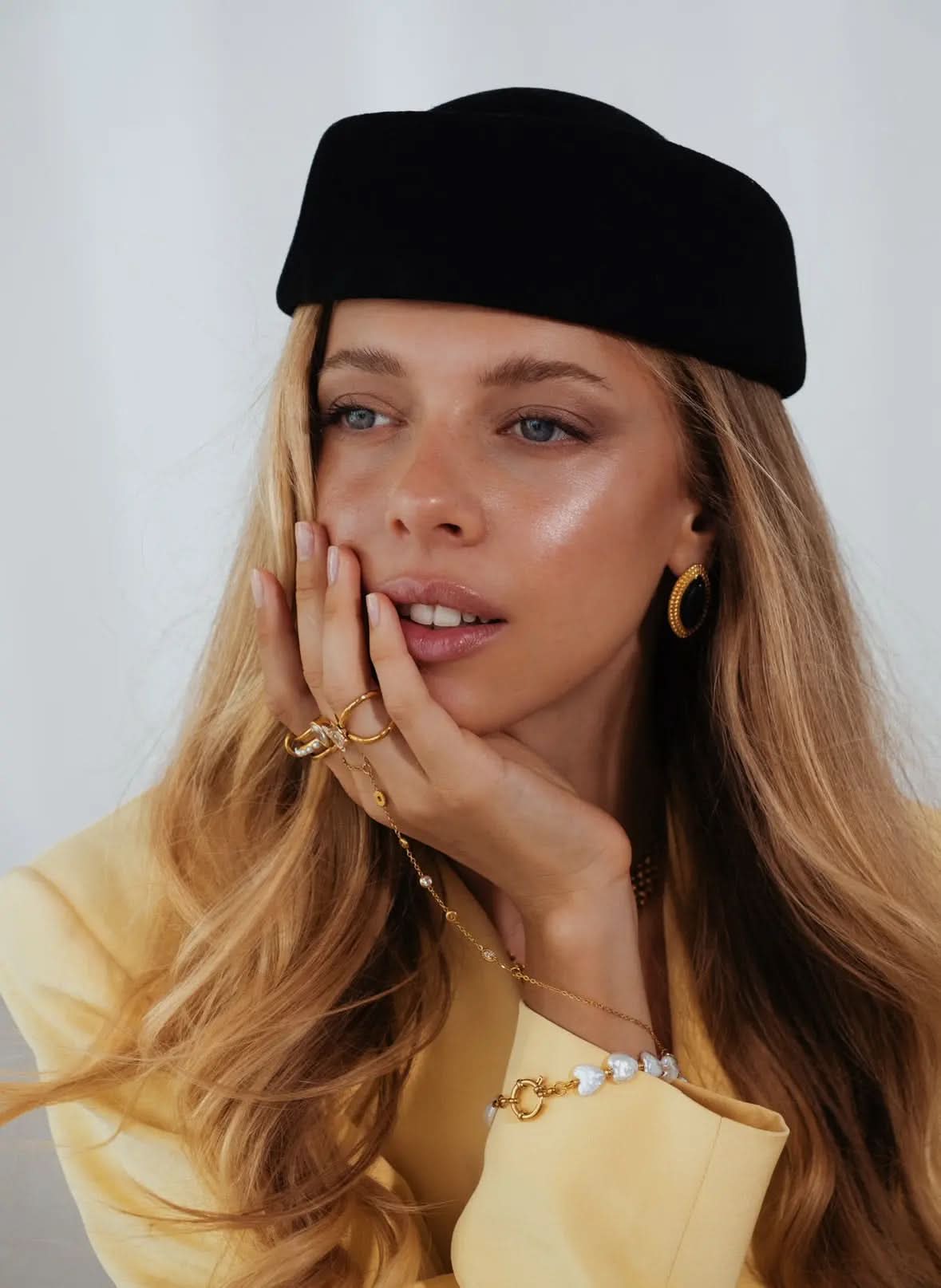 Natural Pearl Hearts Bracelet