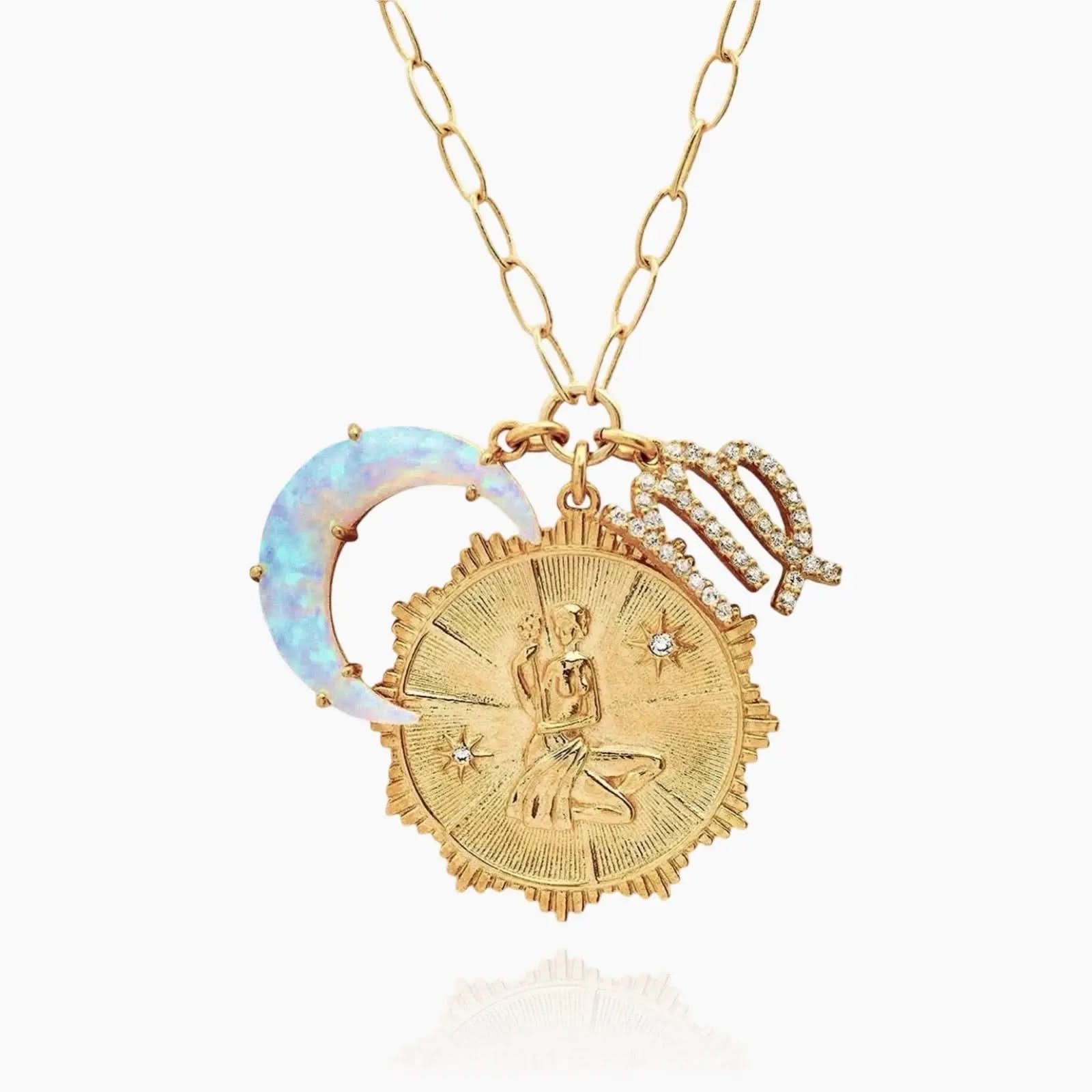 Zodiac Opal Necklace