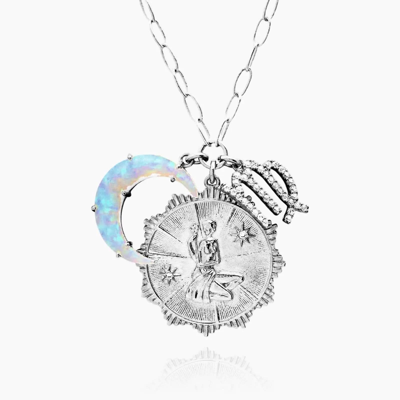 Zodiac Opal Necklace