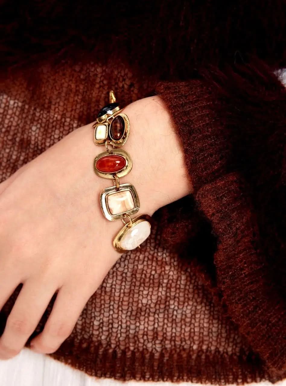 Natural Stone Boho Bracelet