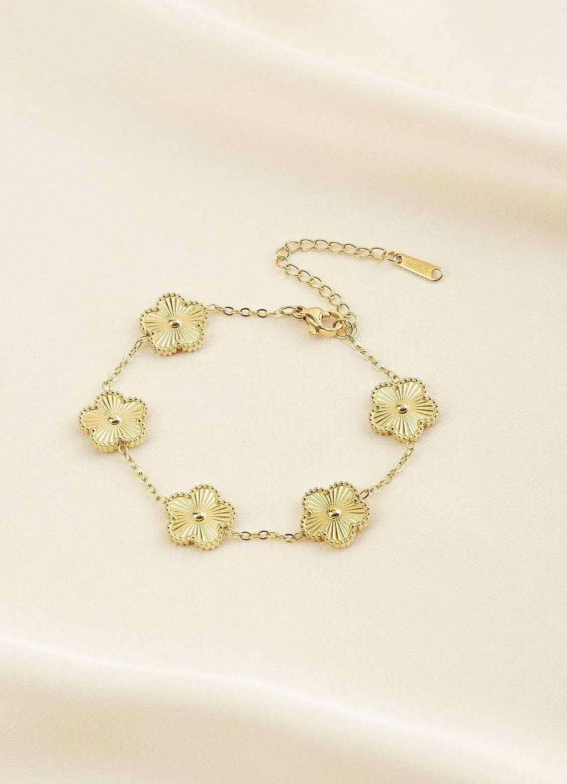 Flower Clover Bracelet