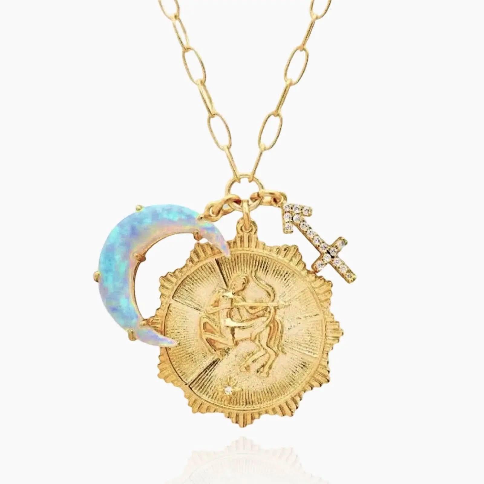 Zodiac Opal Necklace