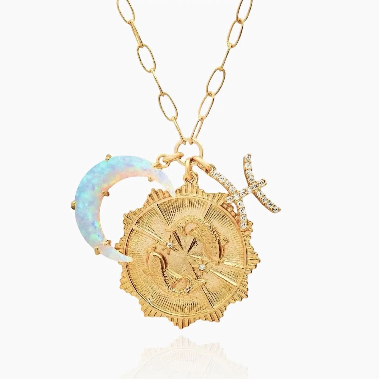 Zodiac Opal Necklace