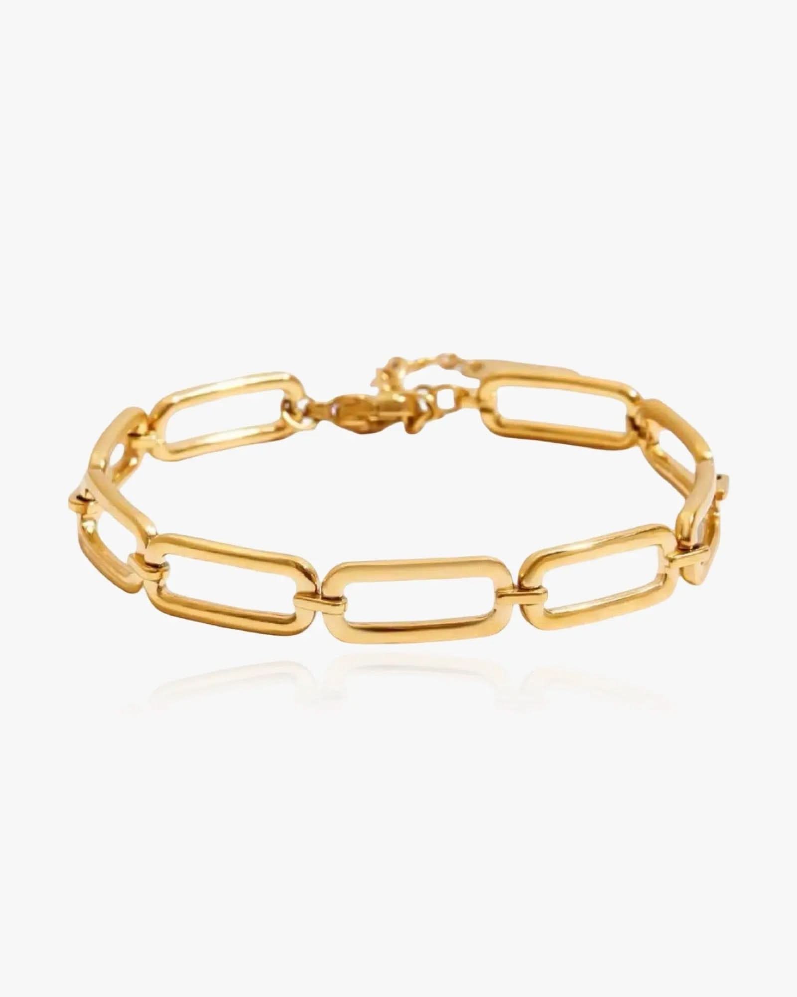 Chunky Paperclip Chain Bracelet