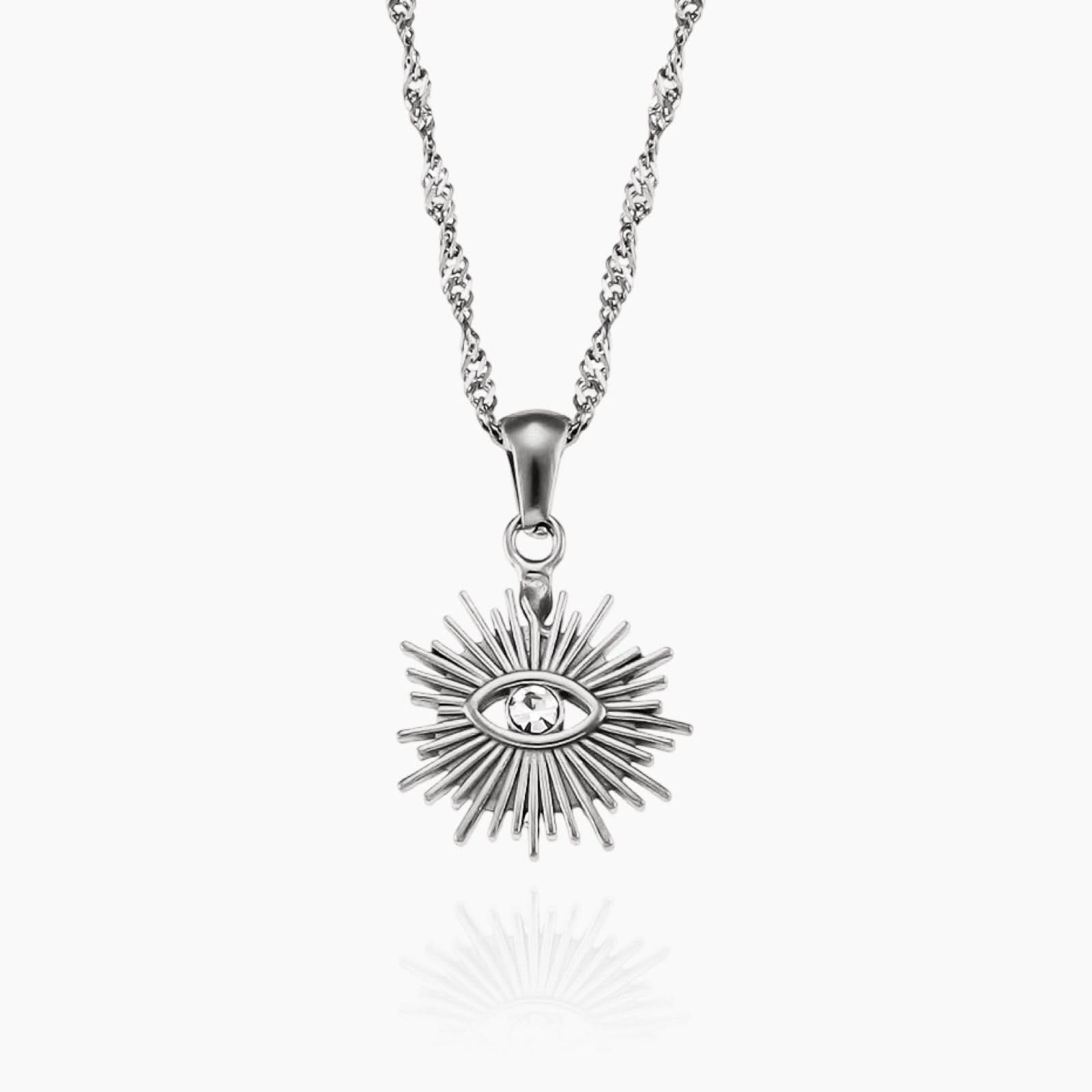 Evil Eye Sun Necklace