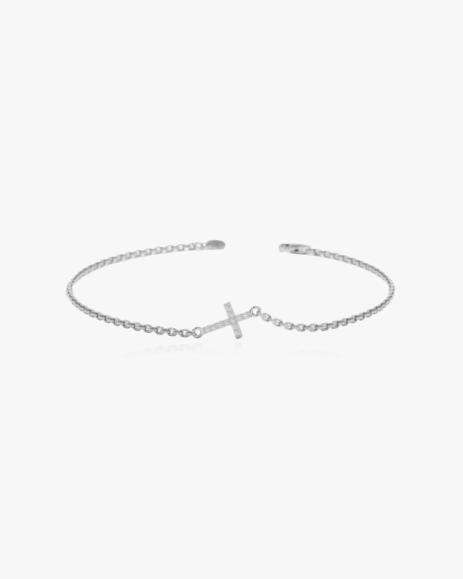 Dainty Cross Bracelet