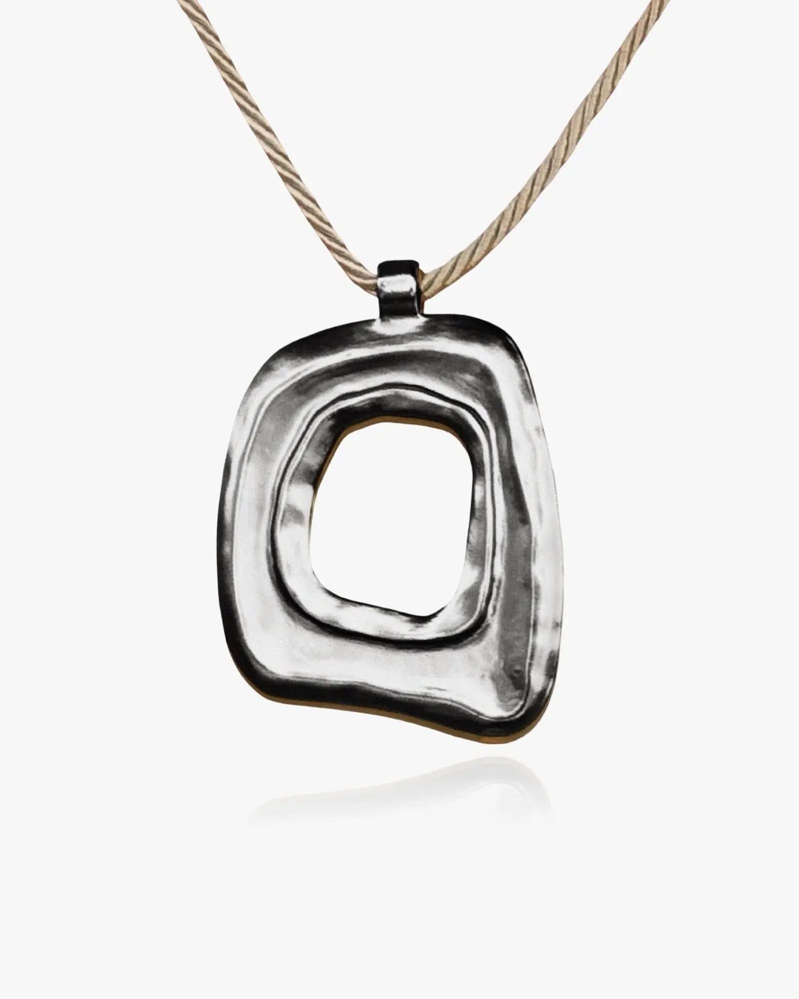 Abstract Shape Statement Necklace