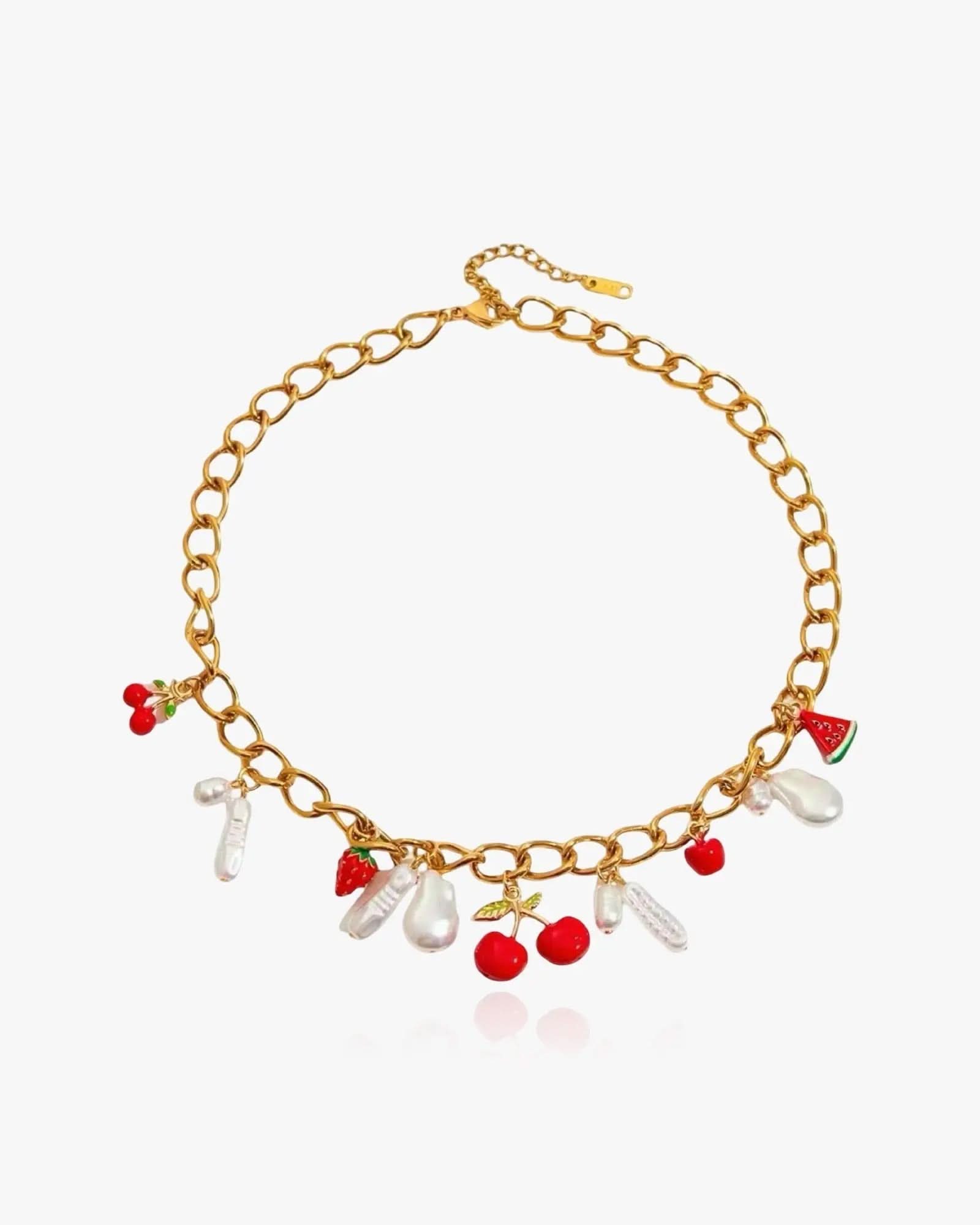 Cherry Charms Necklace