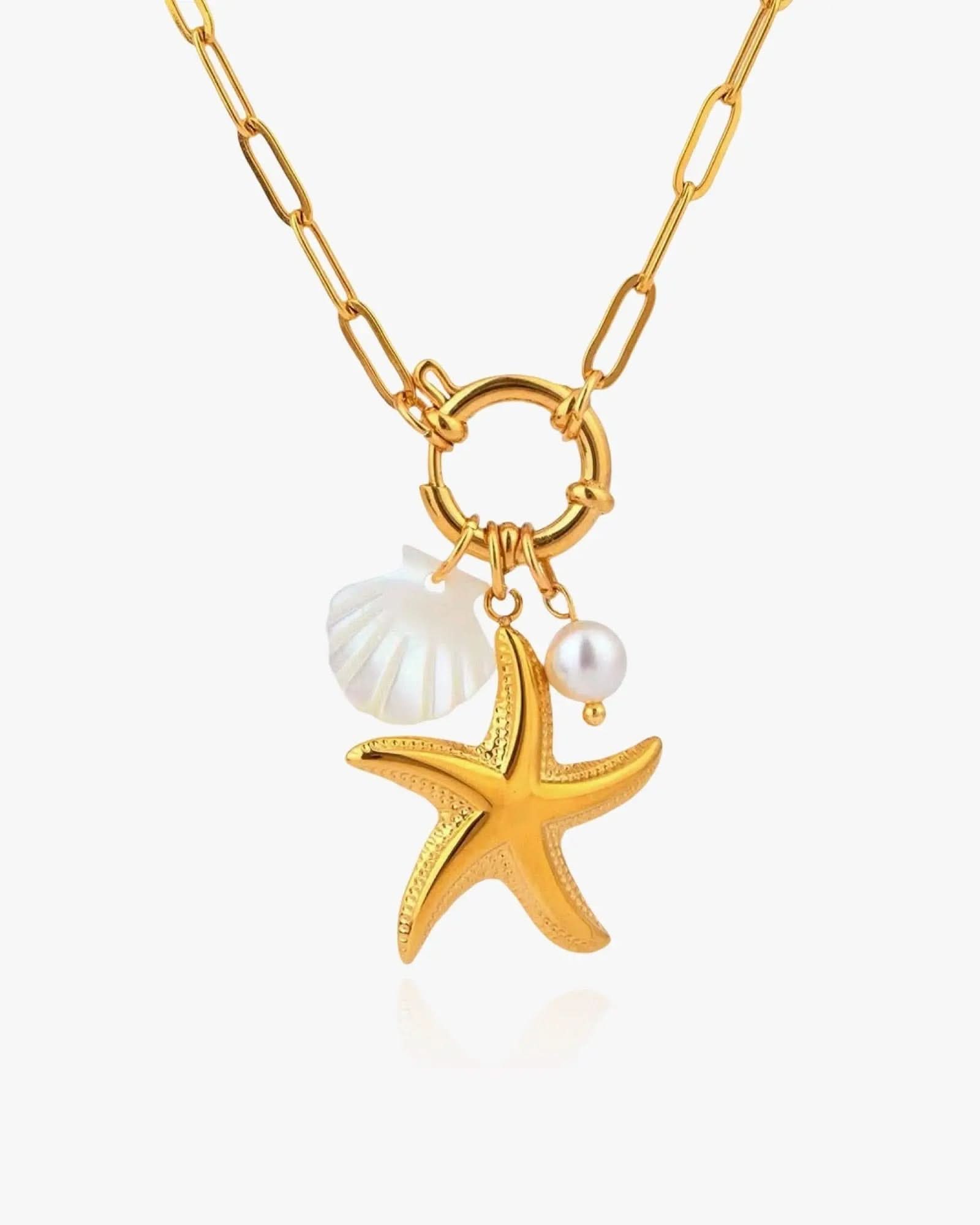 Starfish Charms Necklace