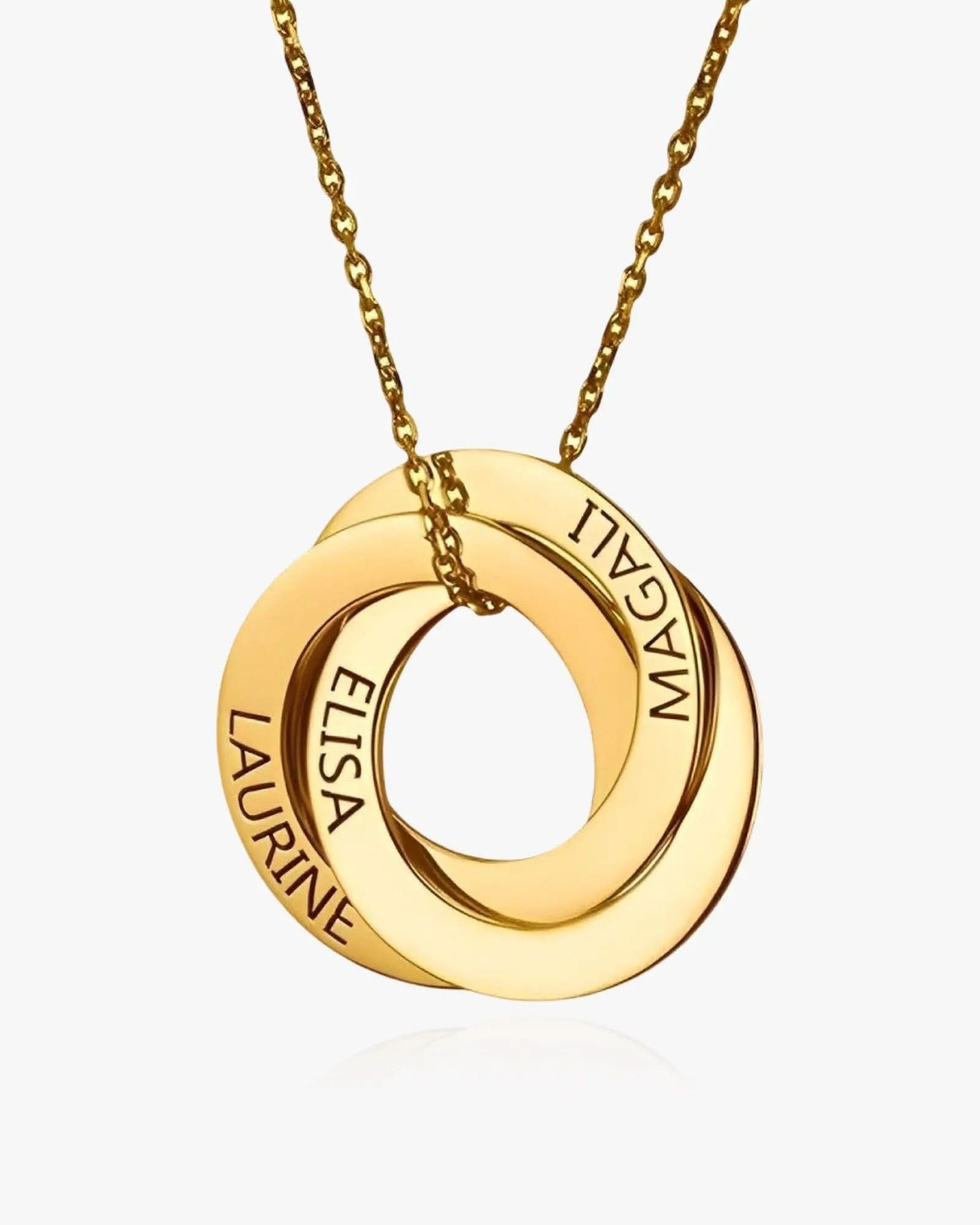 Custom Circles Gift Necklace Circles