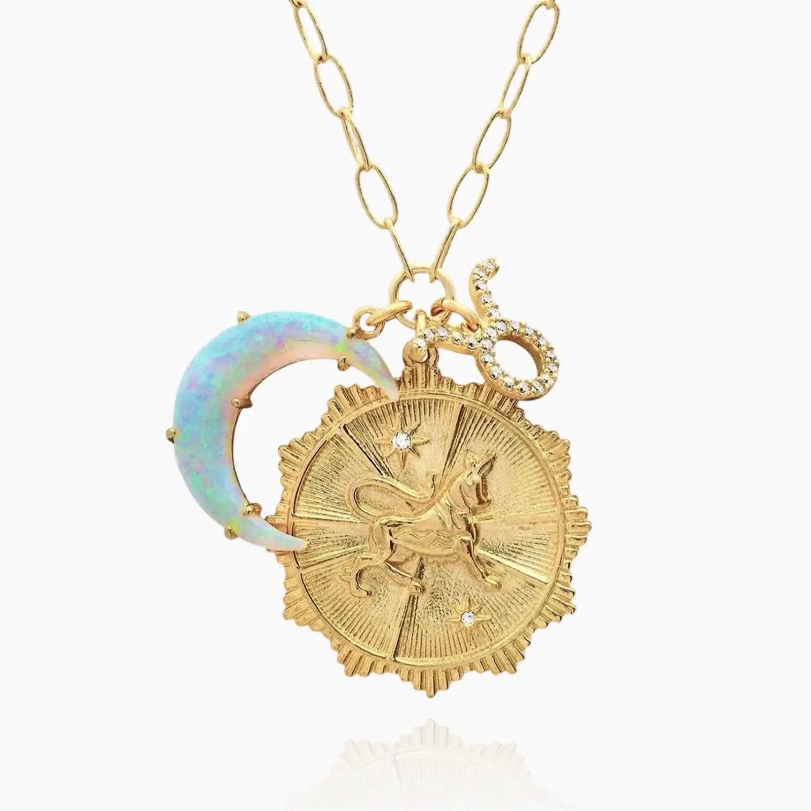 Zodiac Opal Necklace