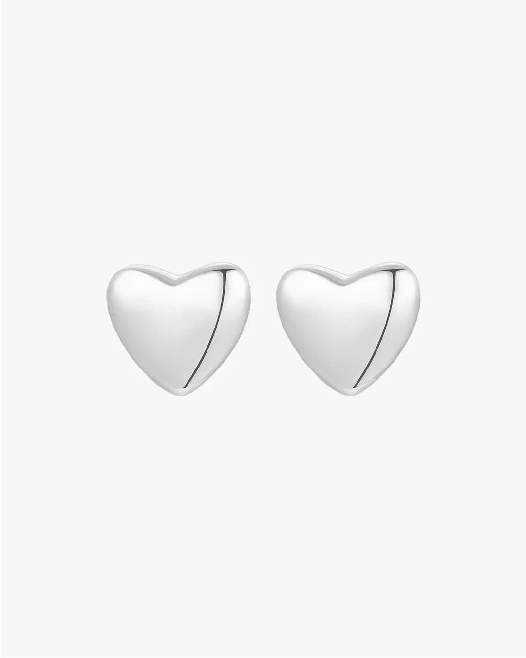 Amore Earrings - Silver