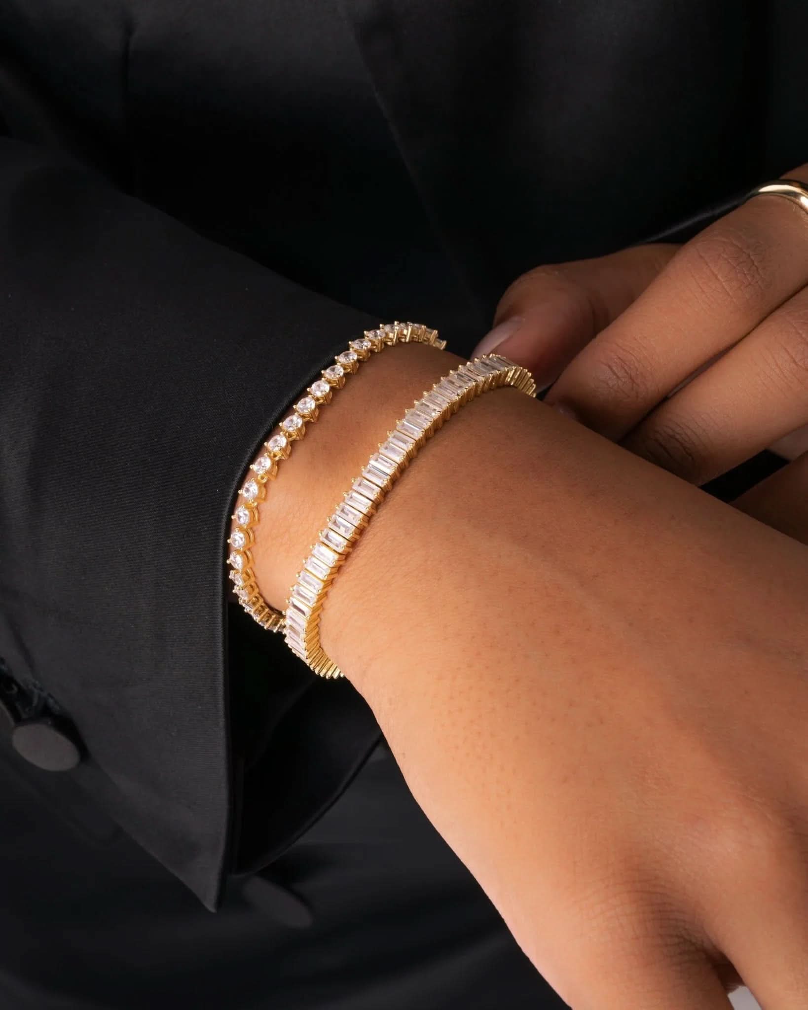 Baguette Tennisarmband