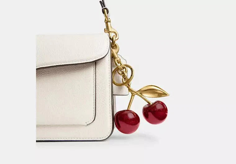 "Cherry" bag charm