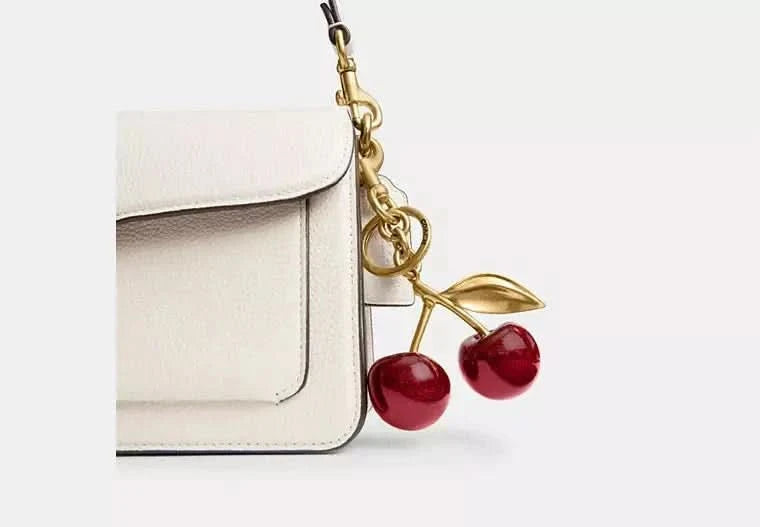 "Cherry" bag charm