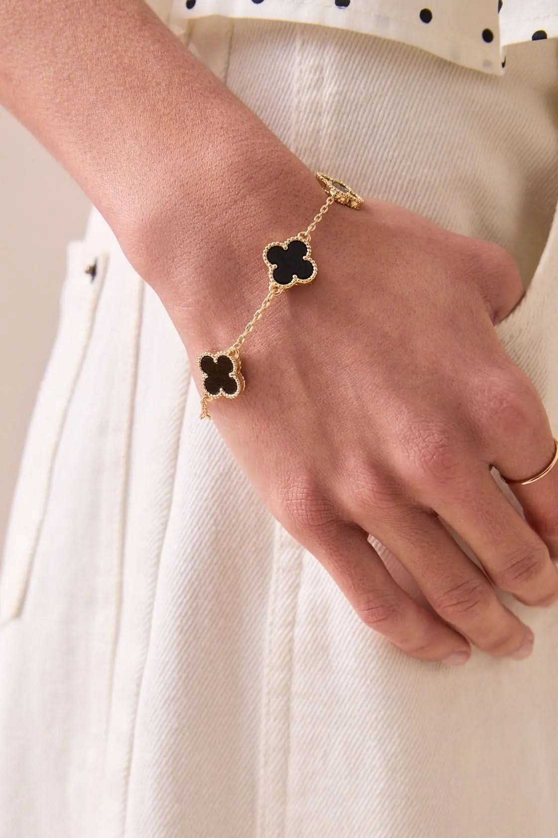 Kleeblatt-Armband