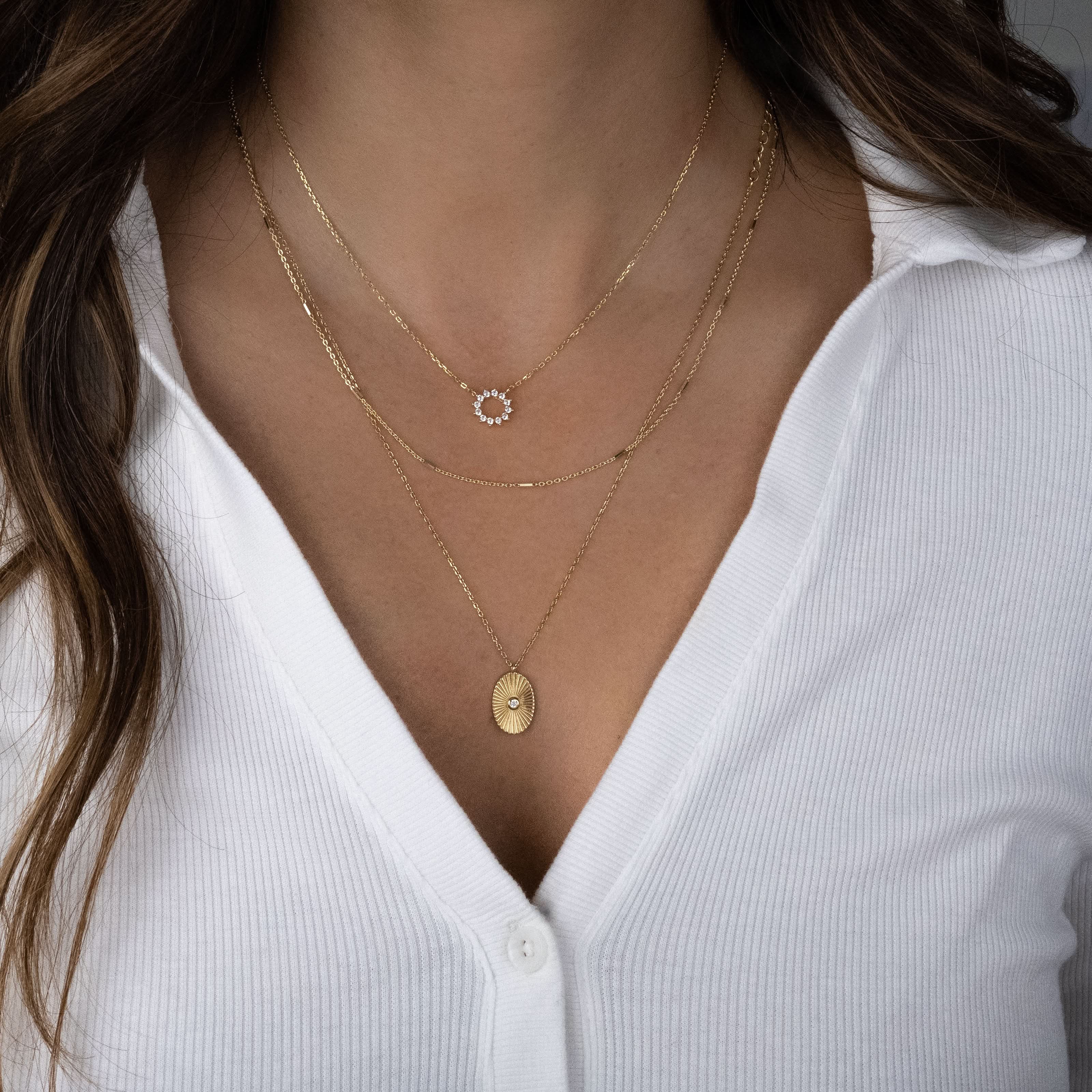 Oval Medallion Necklace