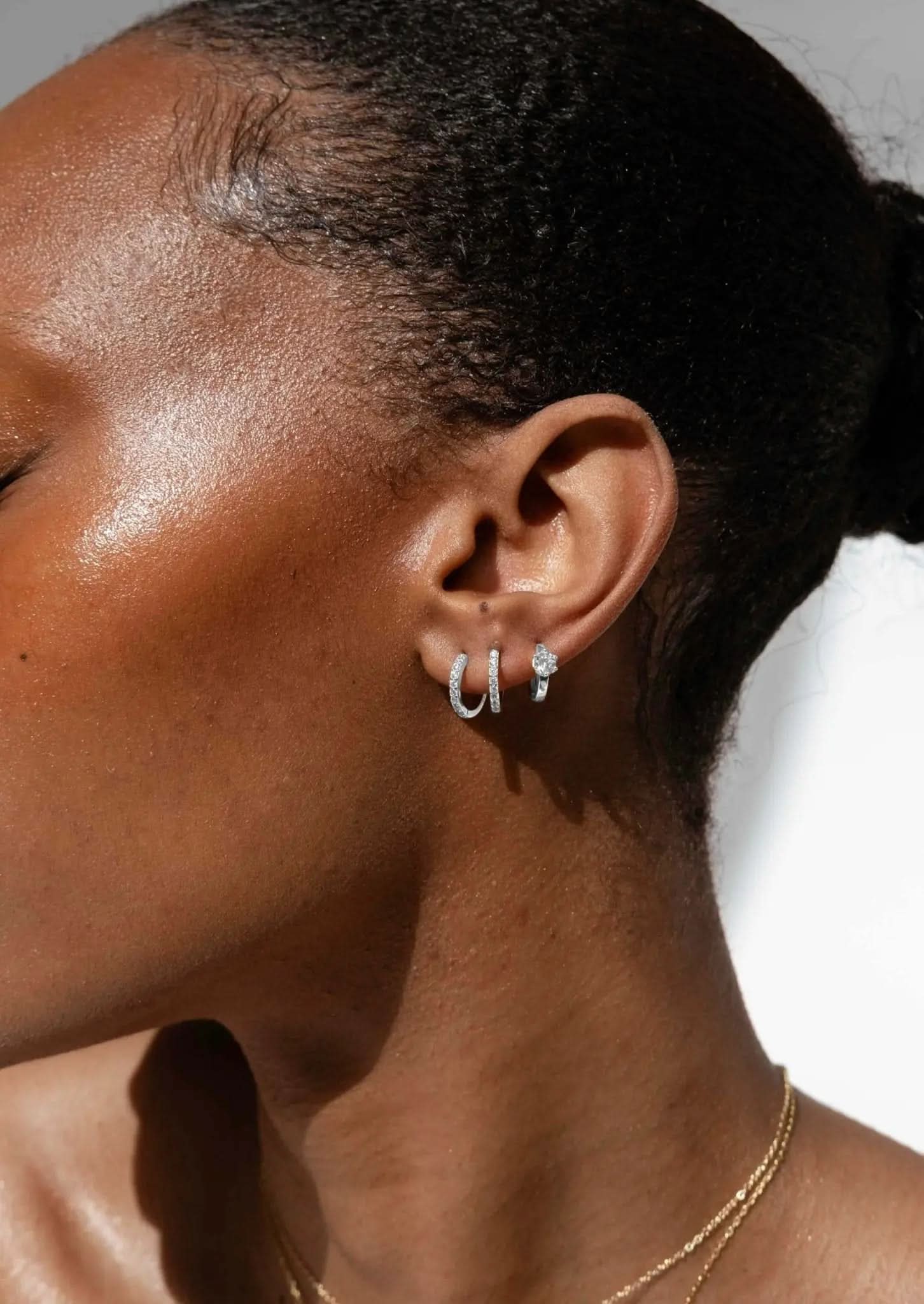 Daisy Earrings - Silver