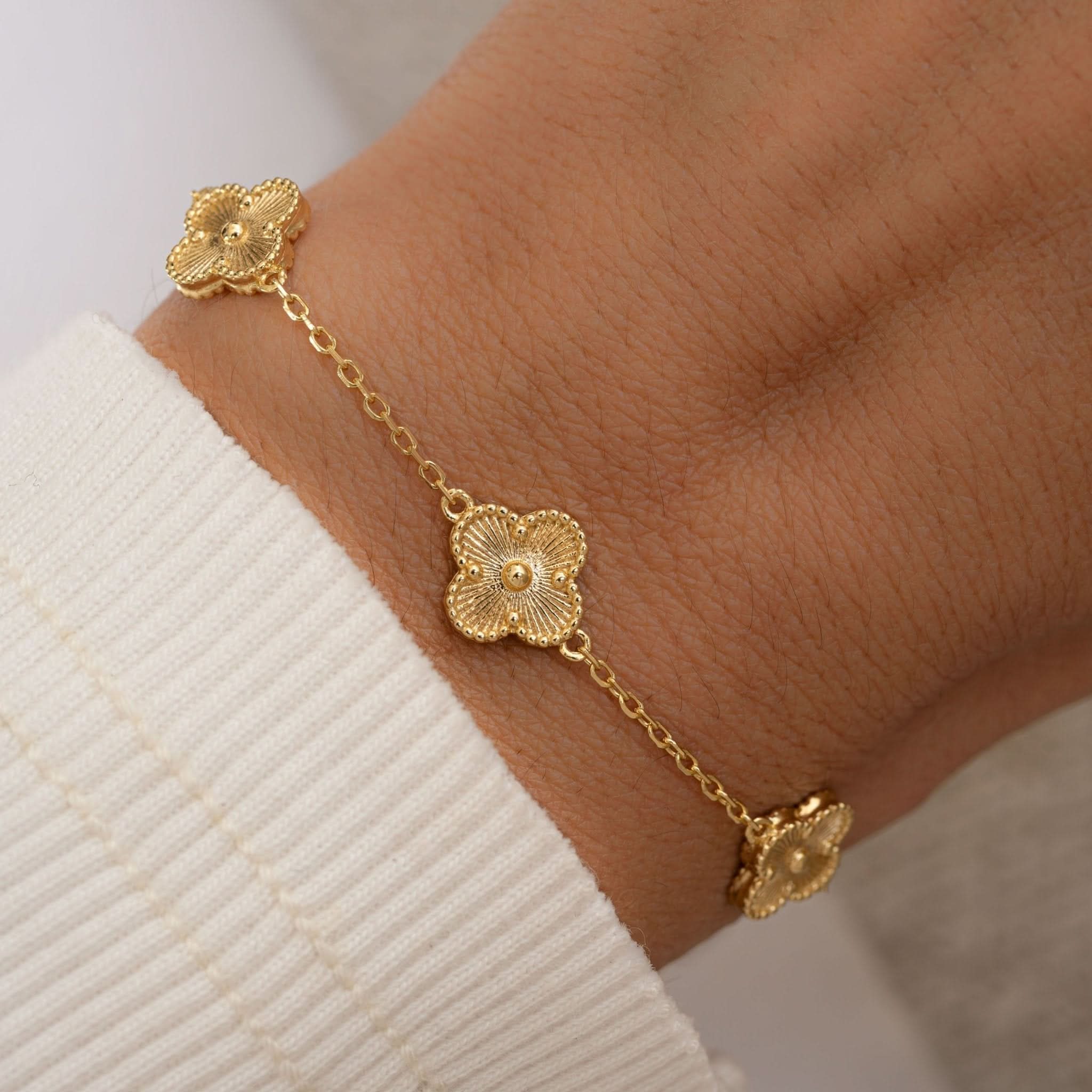 Ella Four Leaf Clover Bracelet