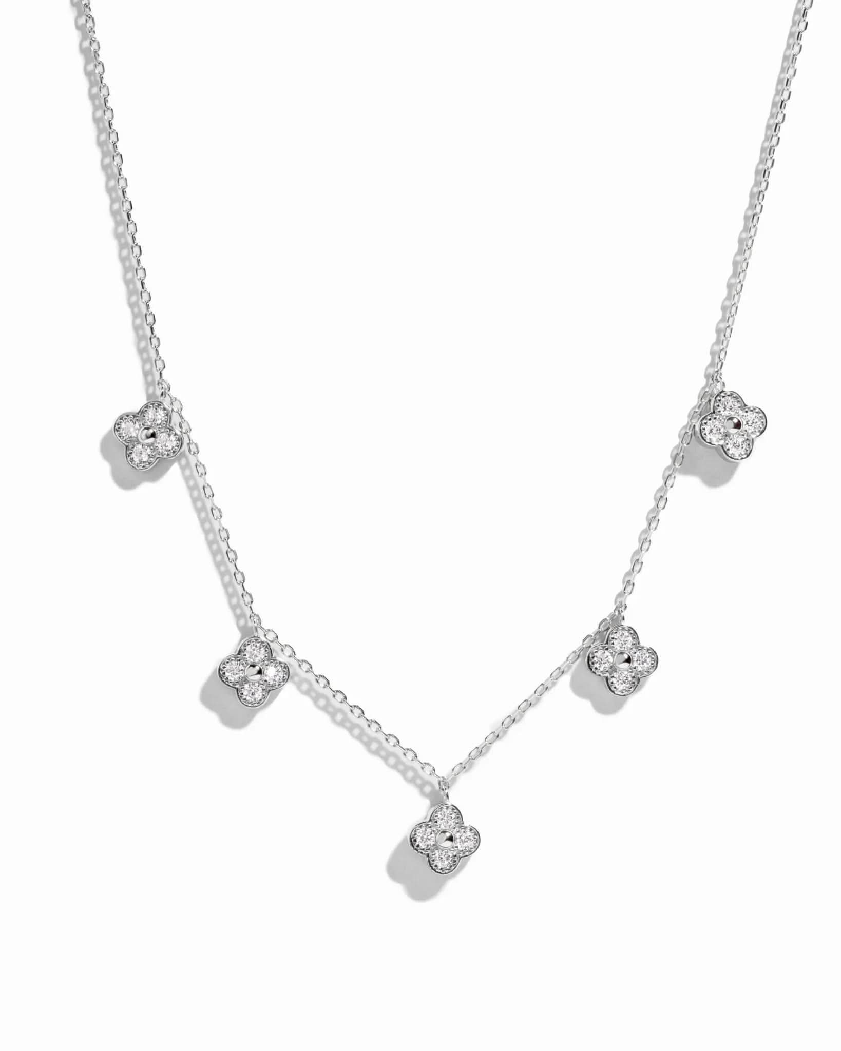 Four Leaf Clover Charm Necklace