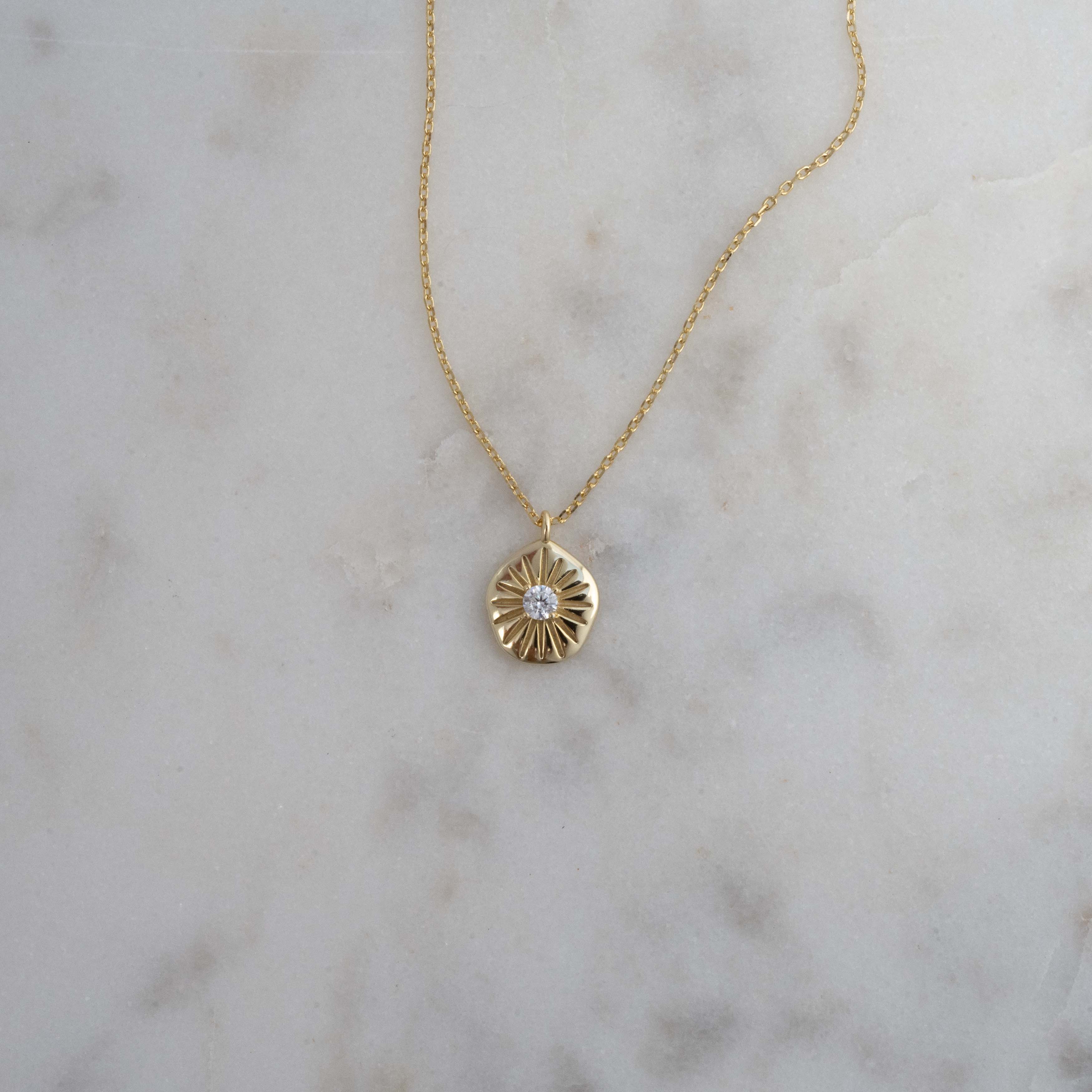 Sunburst Medallion Necklace