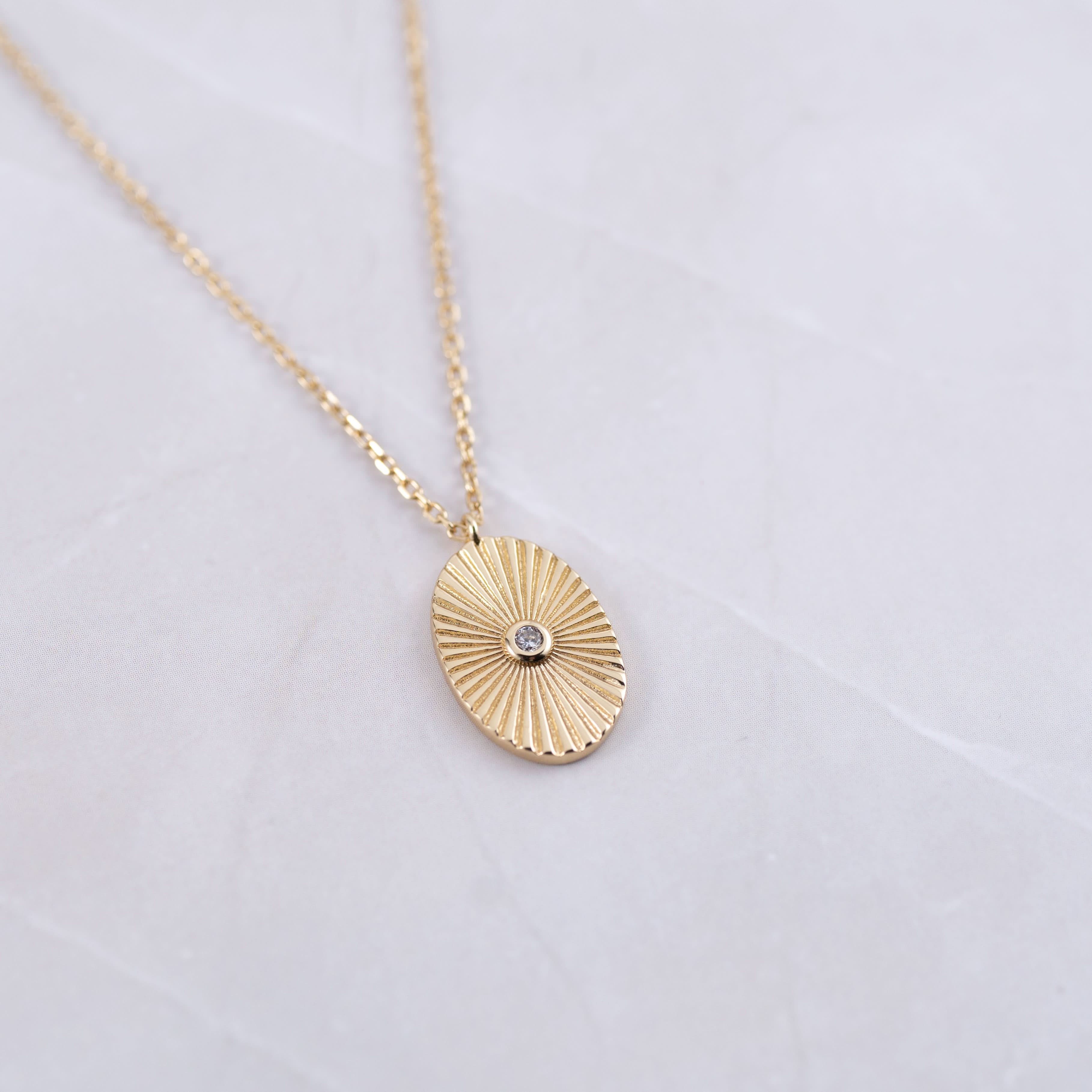 Oval Medallion Necklace