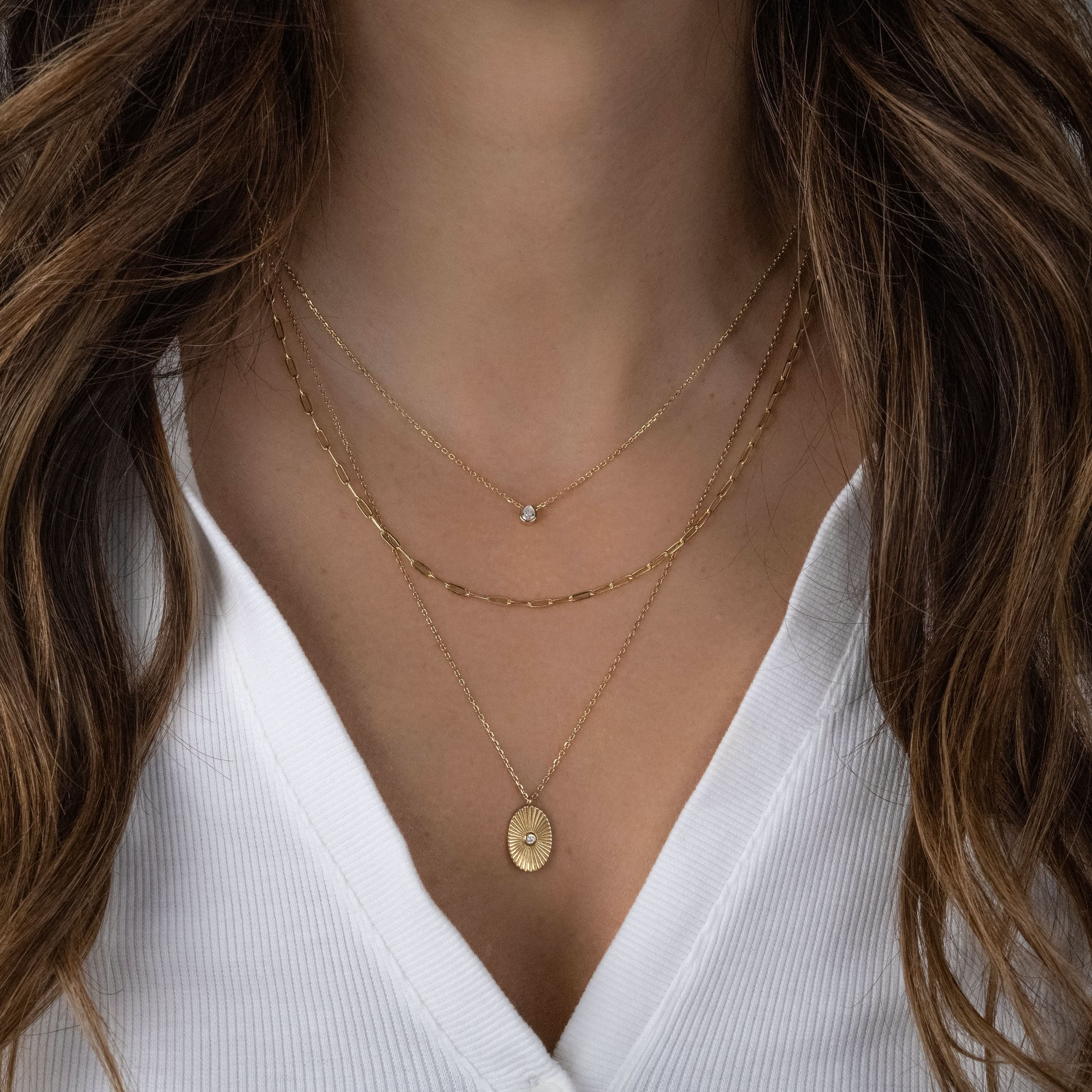 Oval Medallion Necklace