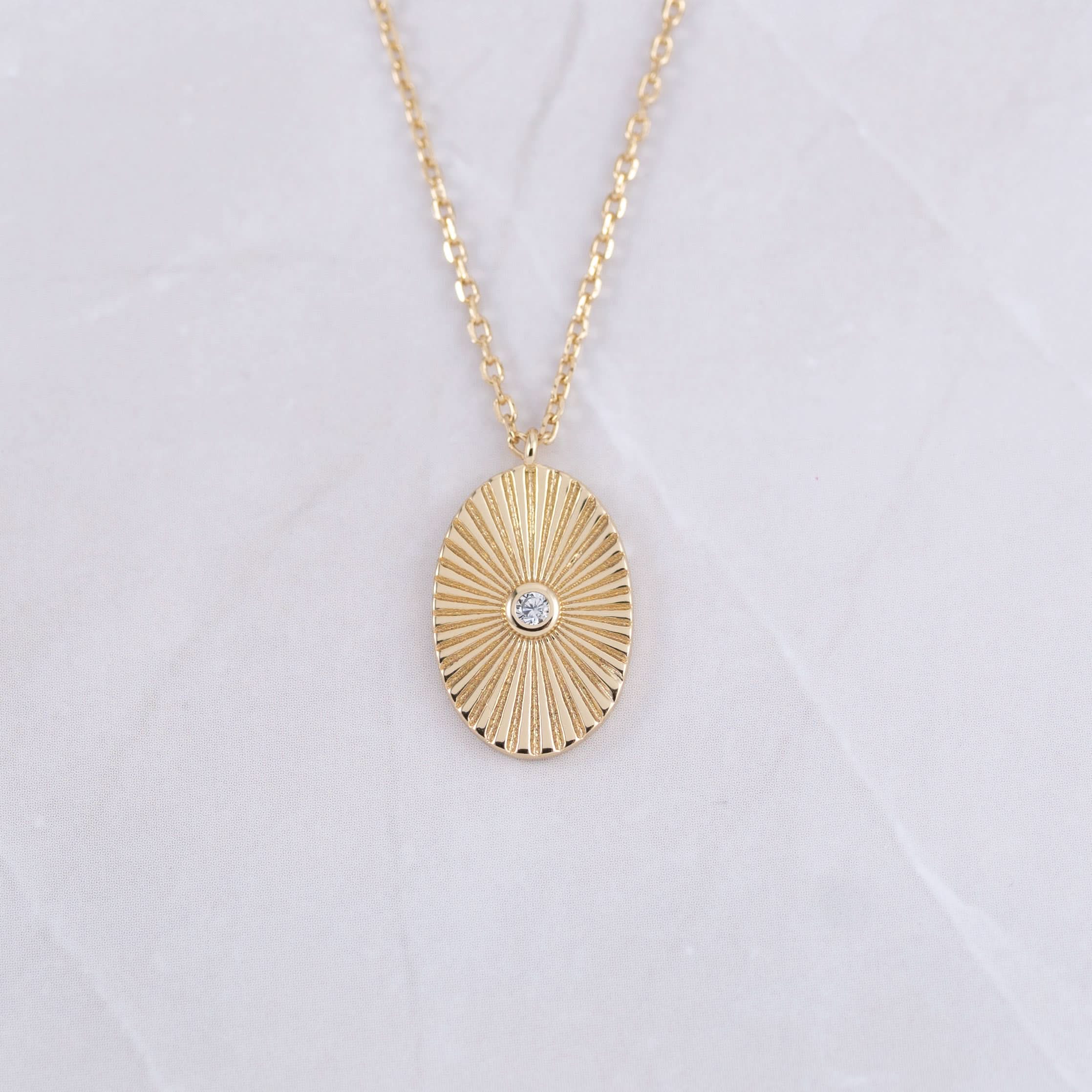 Oval Medallion Necklace