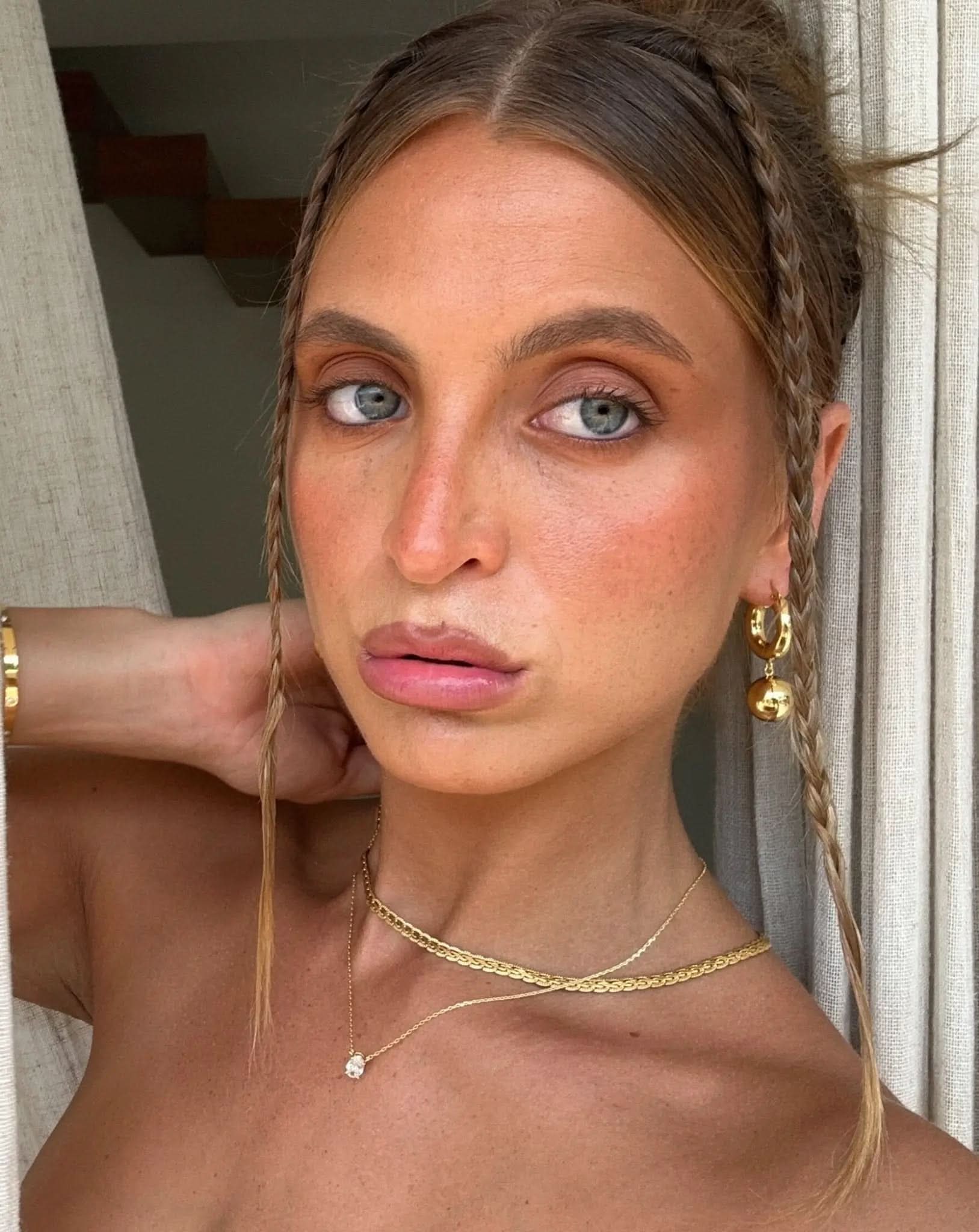 Iriss Necklace Pear - Gold