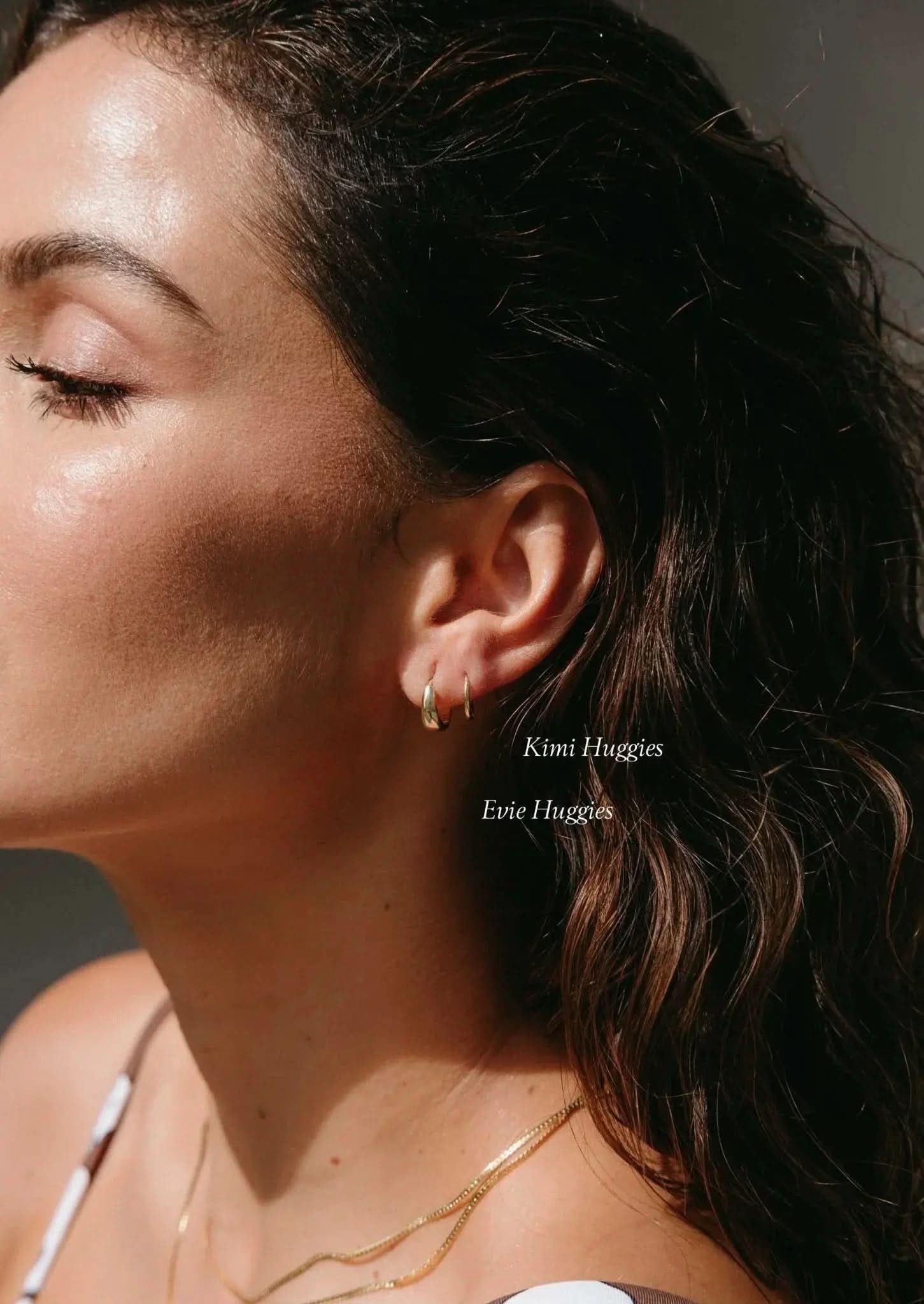 Cova Earrings - Gold Huggies