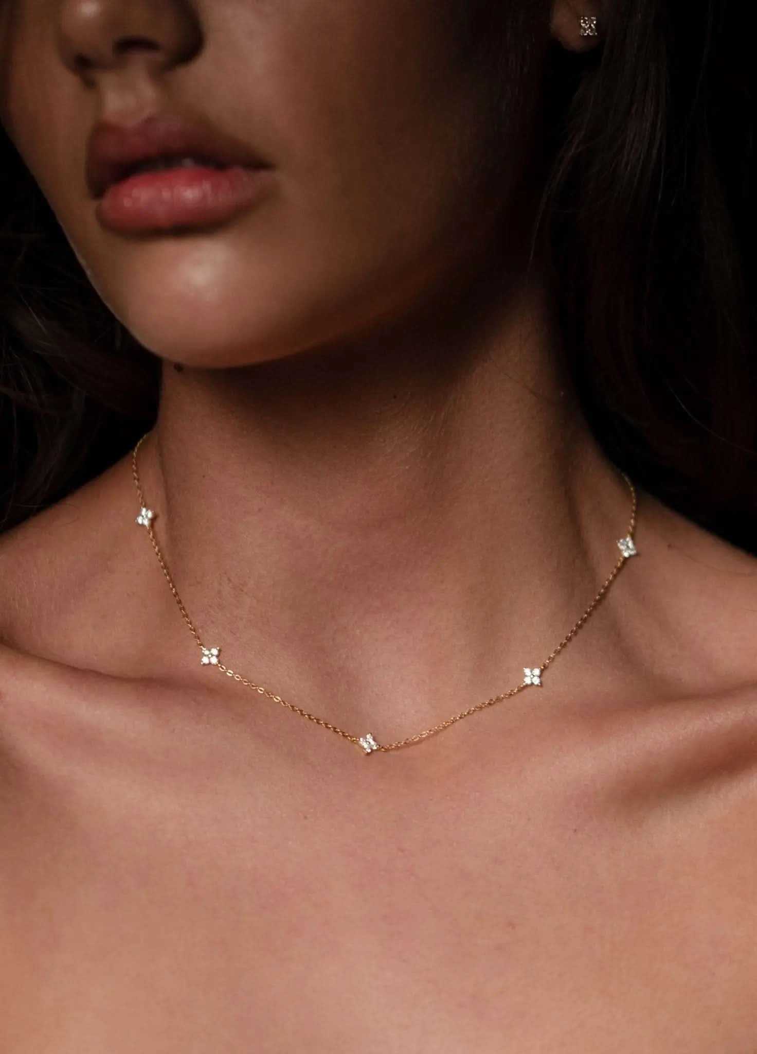 Loria Halskette Multi - Gold