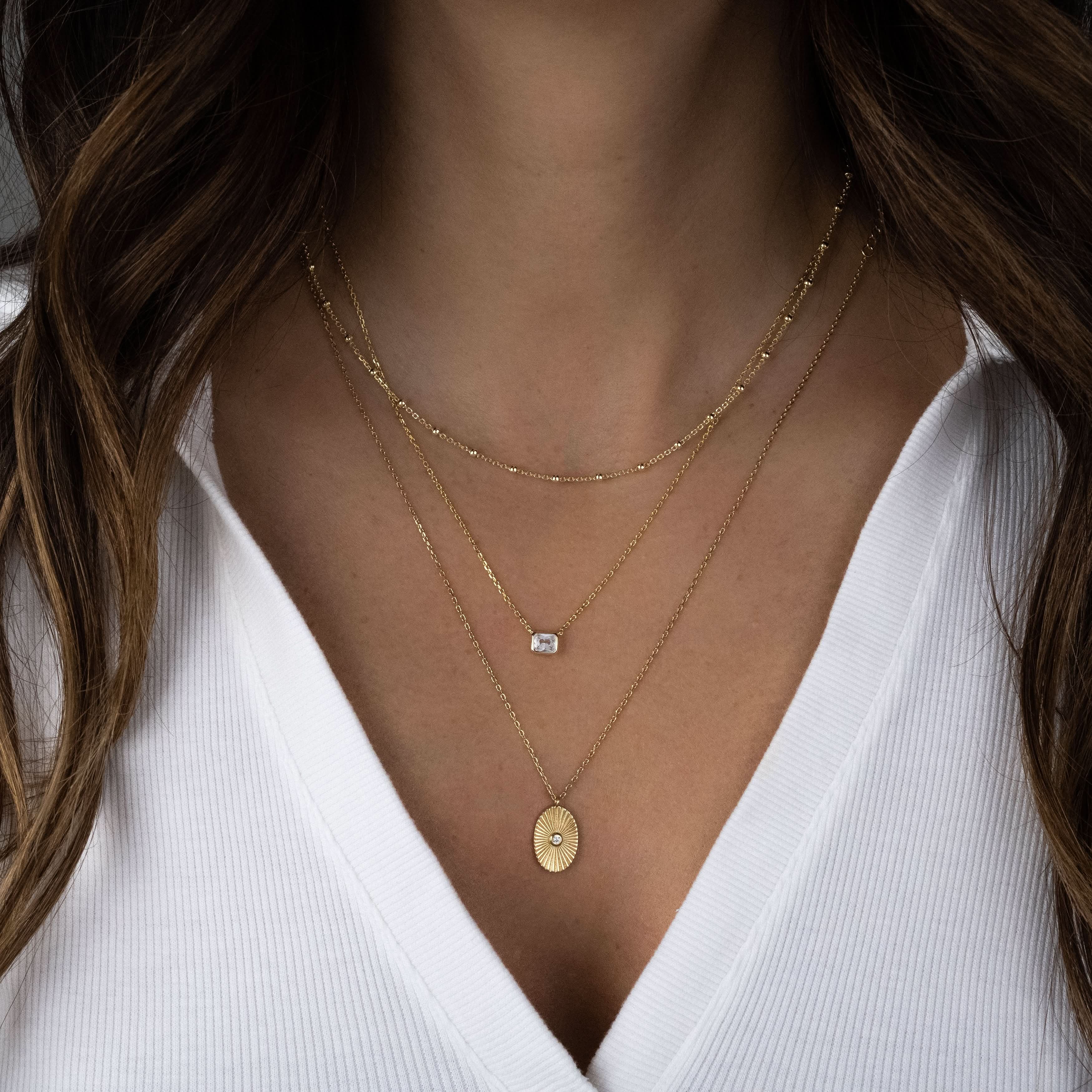 Oval Medallion Necklace