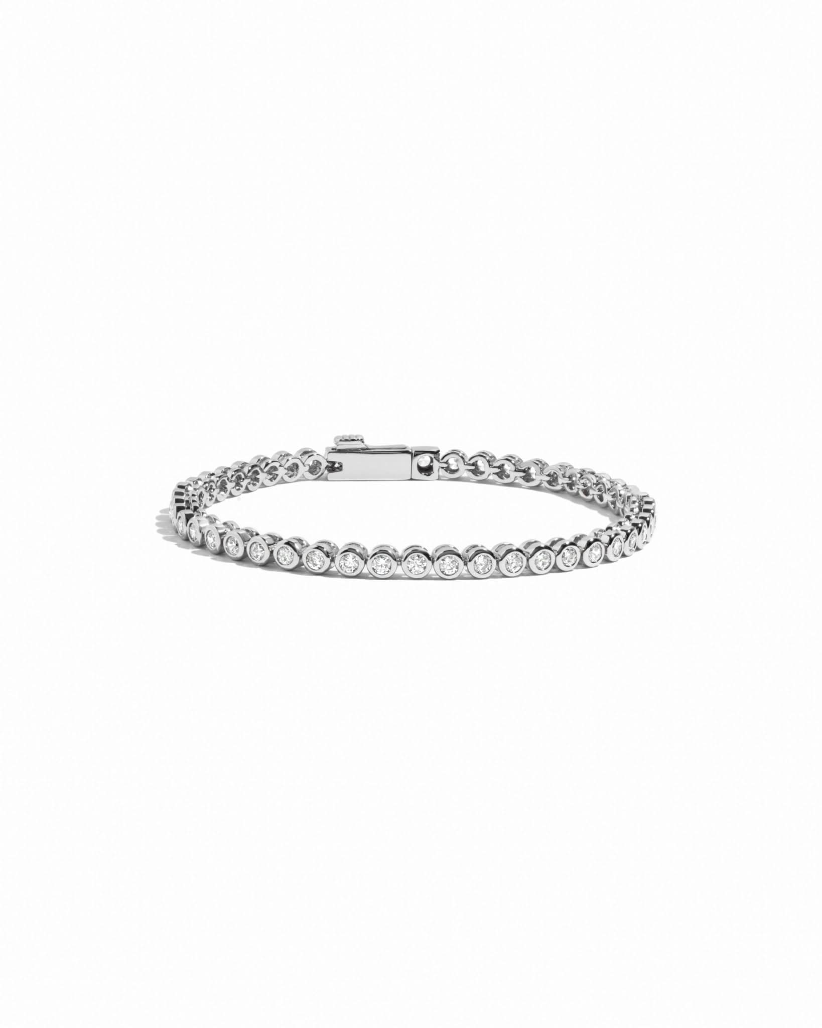 Mini Round Bezel Tennis Bracelet