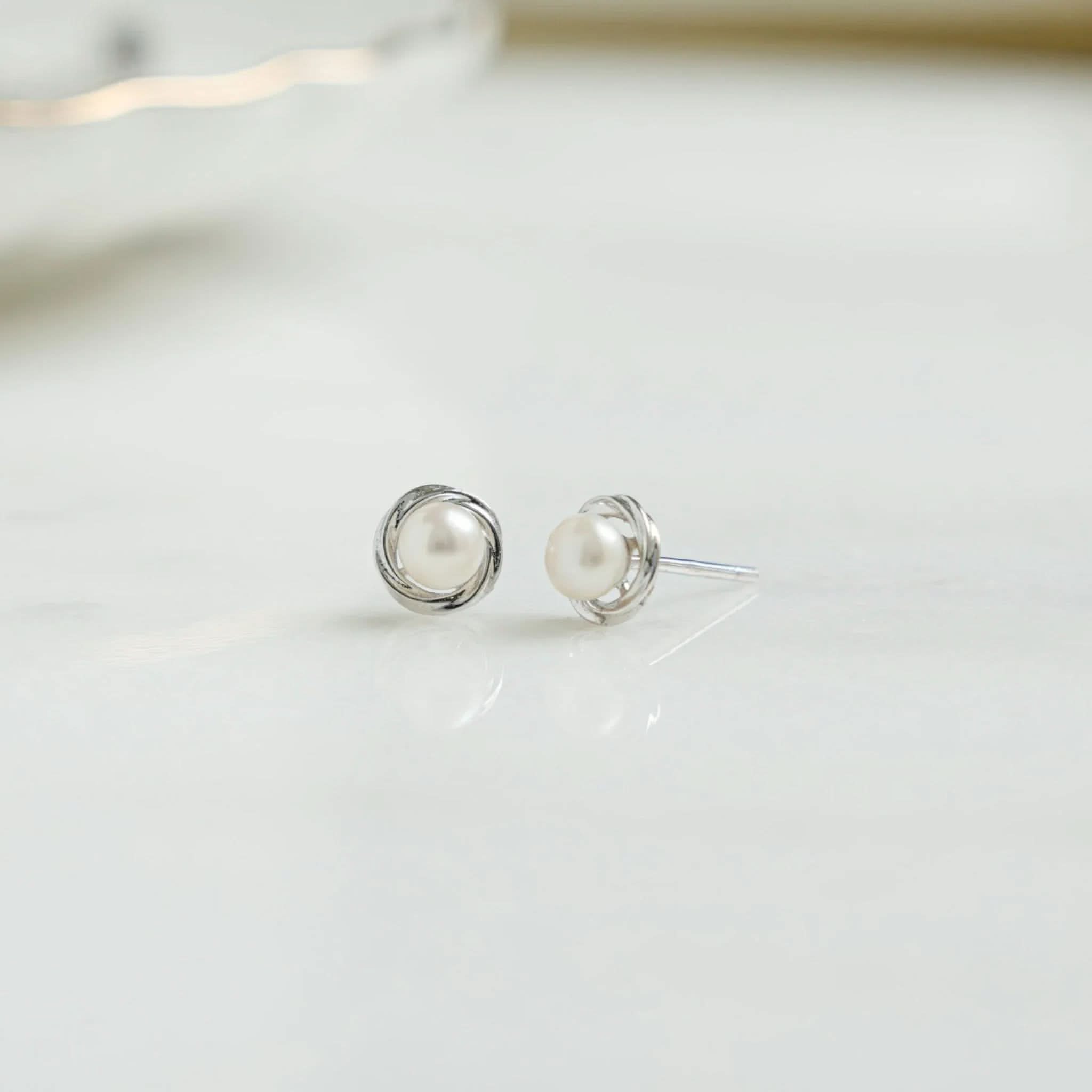 Pearl Button Studs