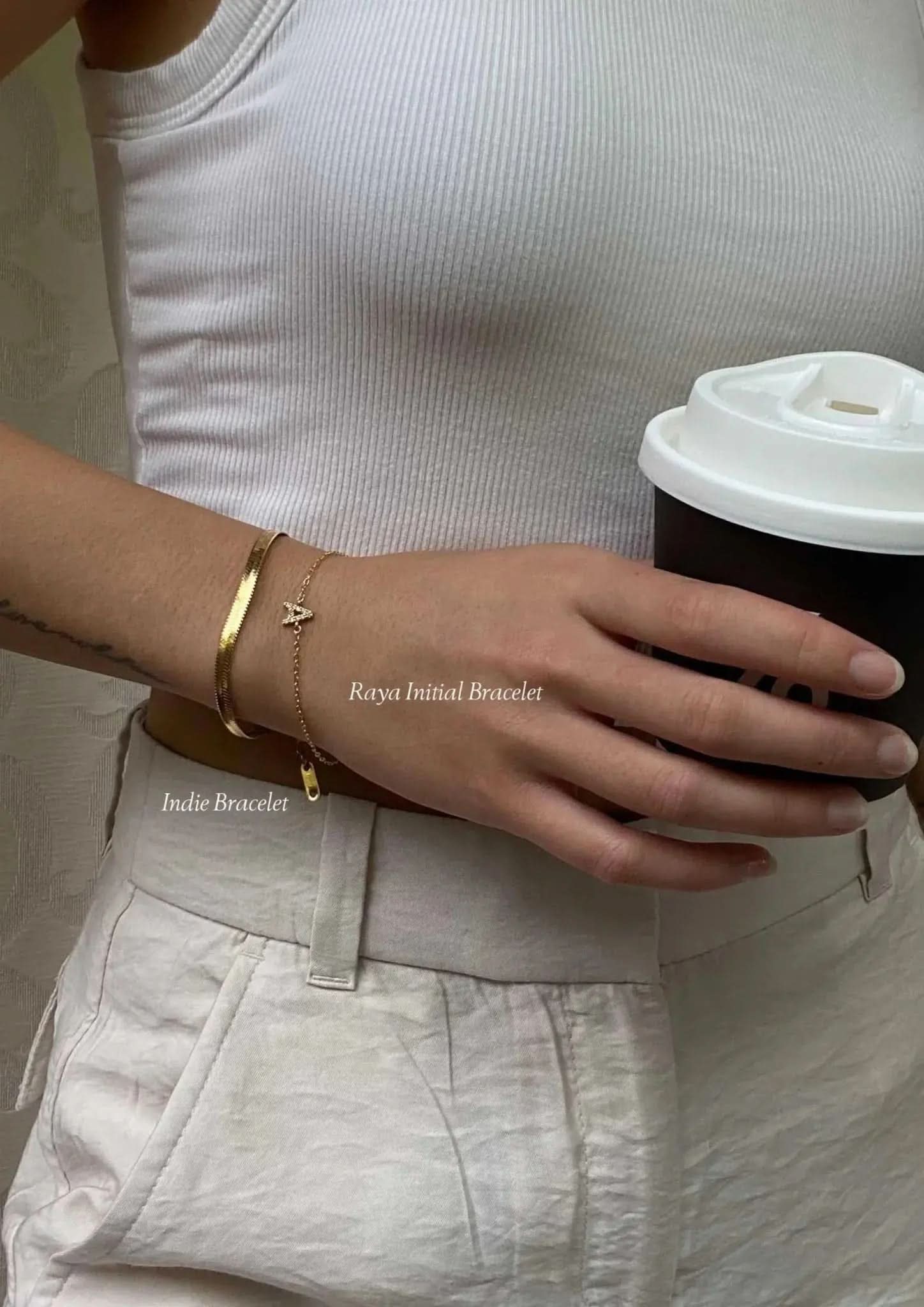 Lima Initial Bracelet
