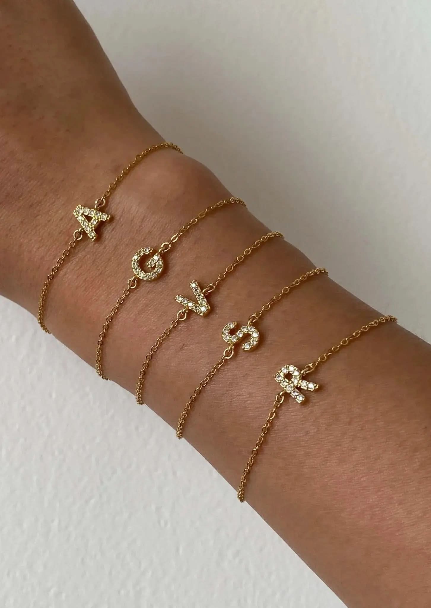 Lima Initial Bracelet